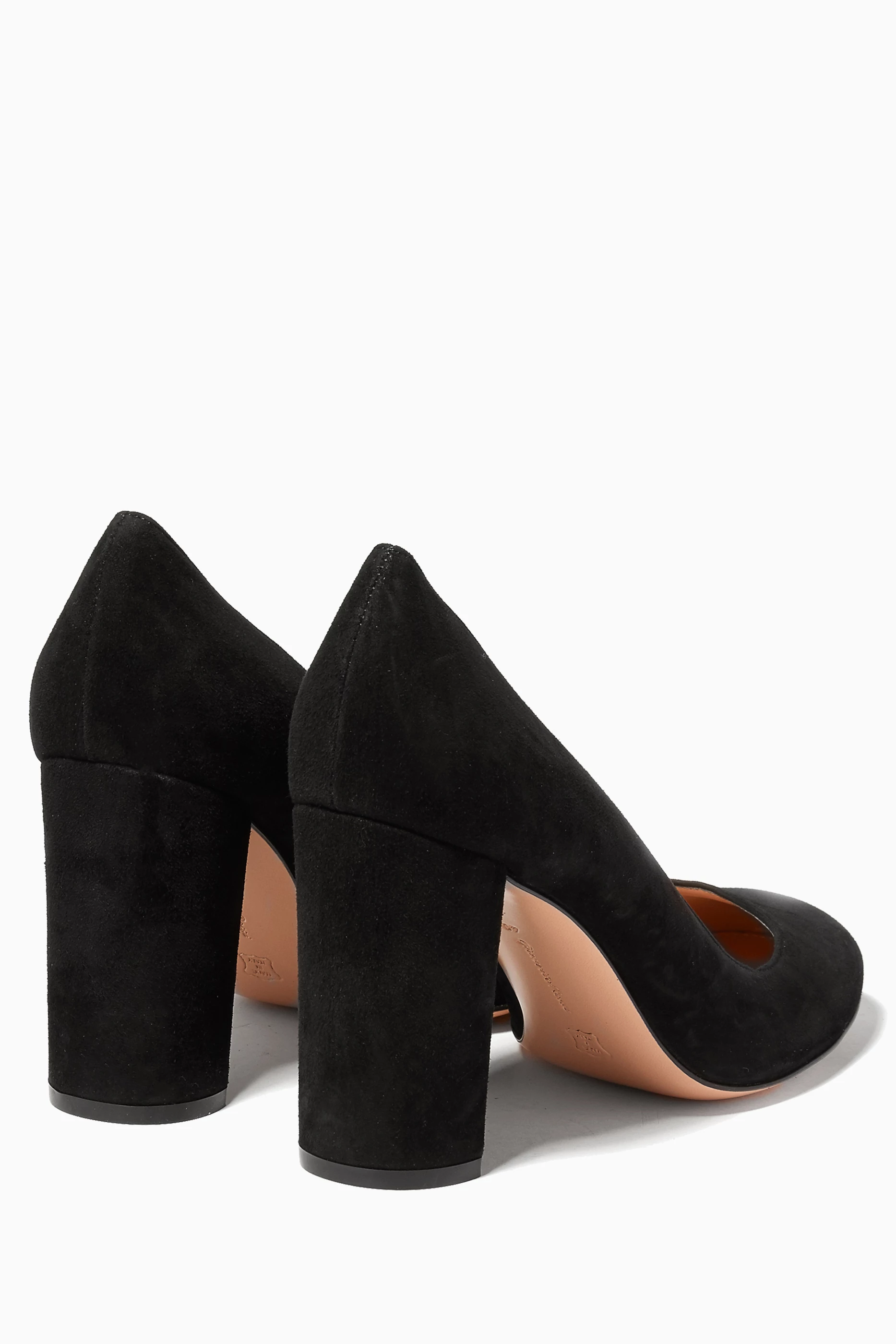 Suede block heels online