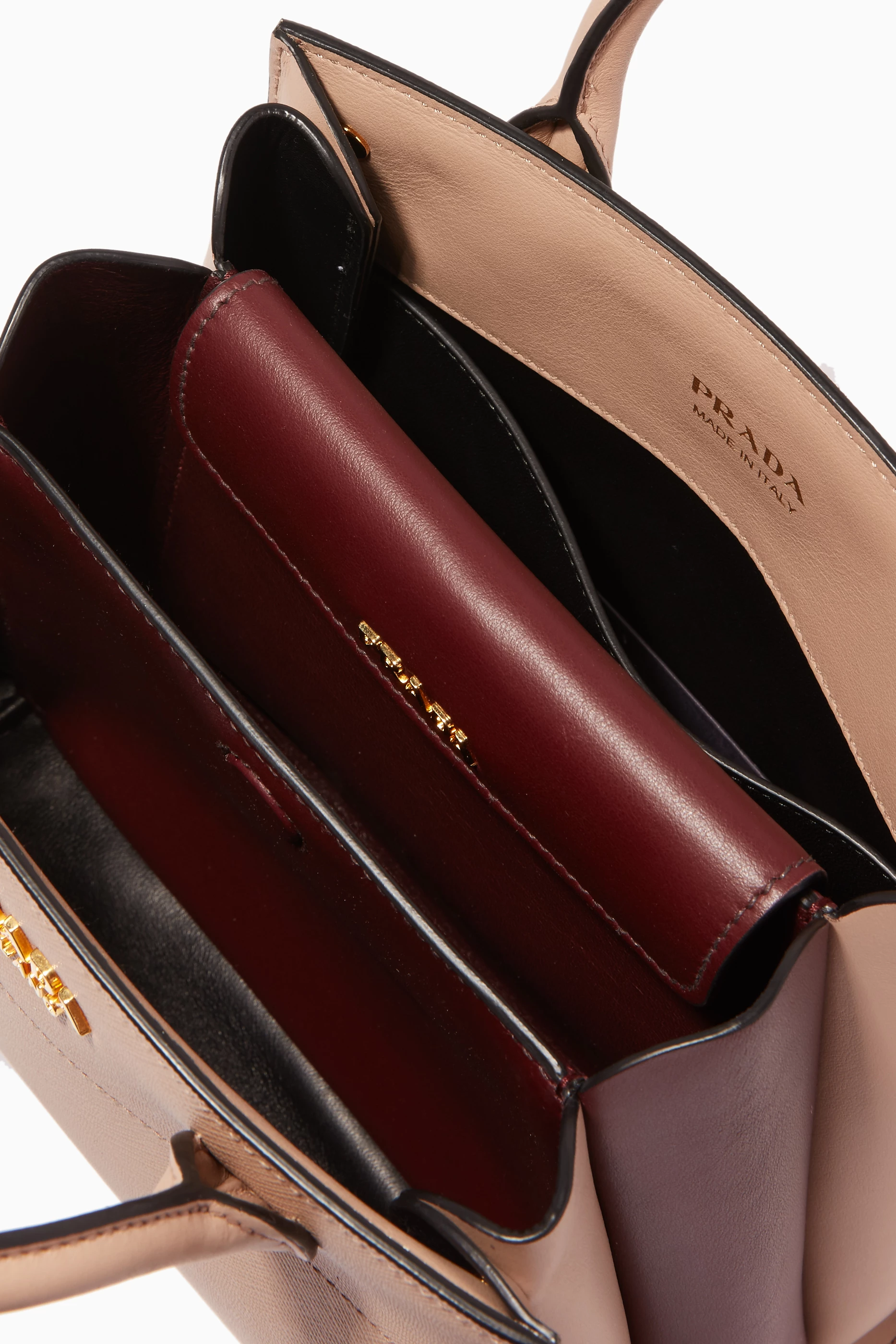 Prada bibliotheque tote bag clearance
