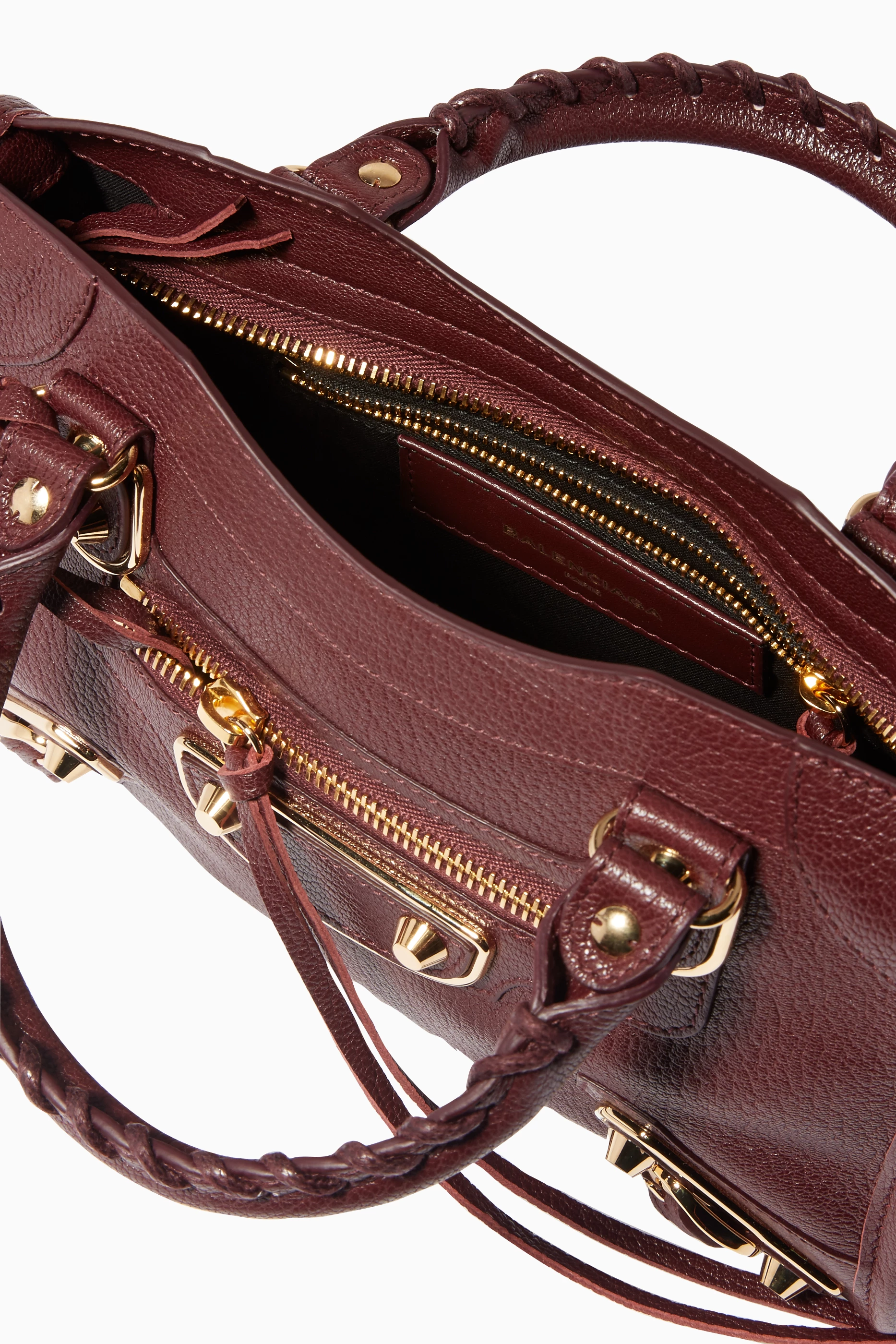 Balenciaga maroon bag store