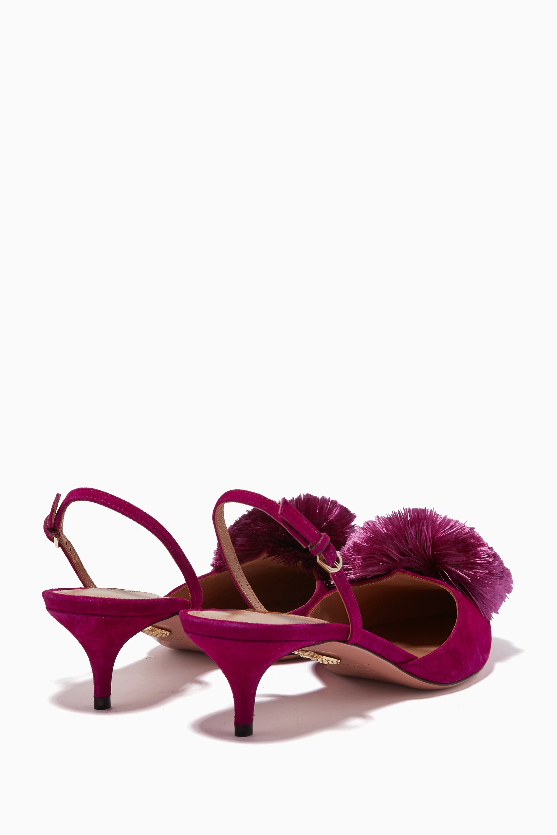 Aquazzura powder puff heels outlet