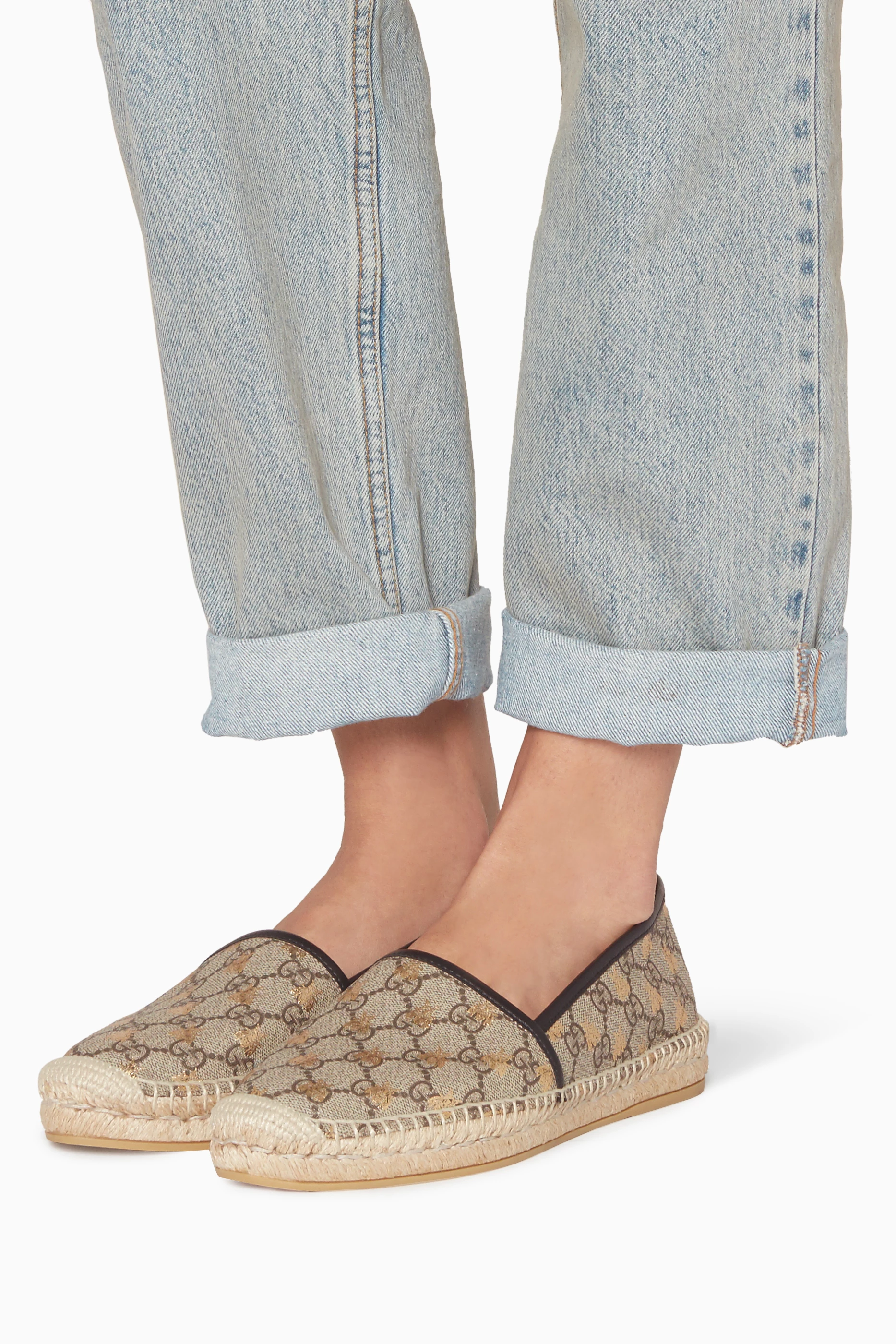 Gucci supreme bees espadrille clearance