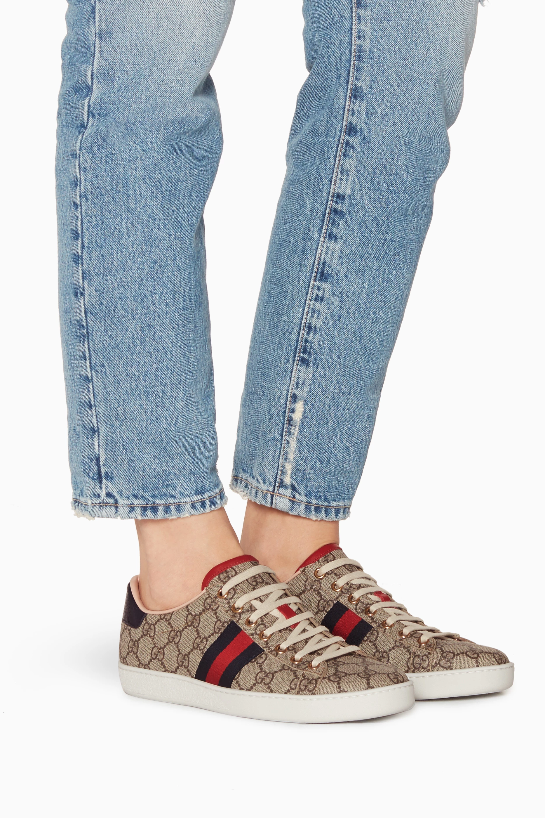 Gucci ace gg supreme sneaker women's hot sale