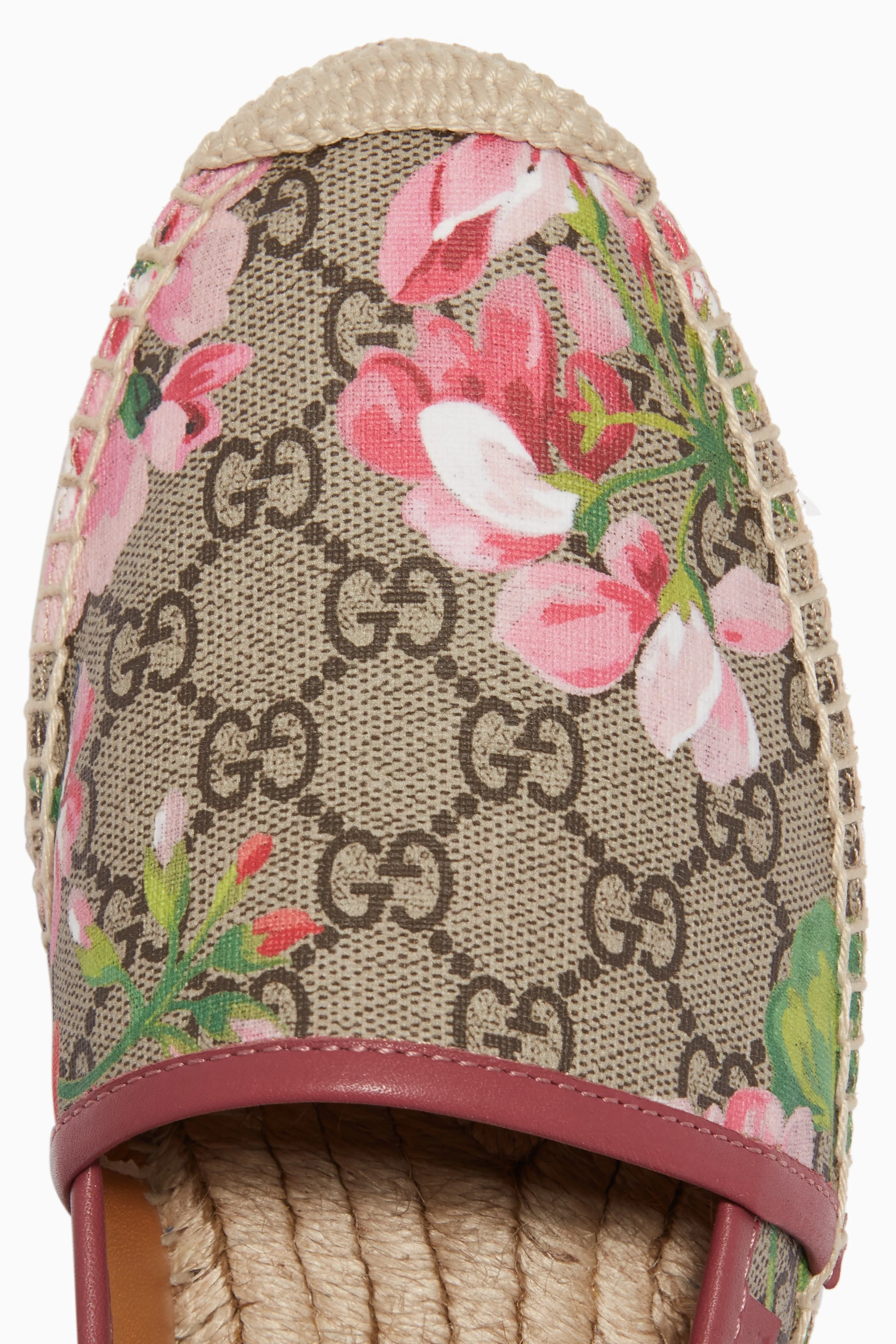 Buy Gucci Neutral Beige GG Supreme Blooms Espadrilles For Women Online Ounass UAE