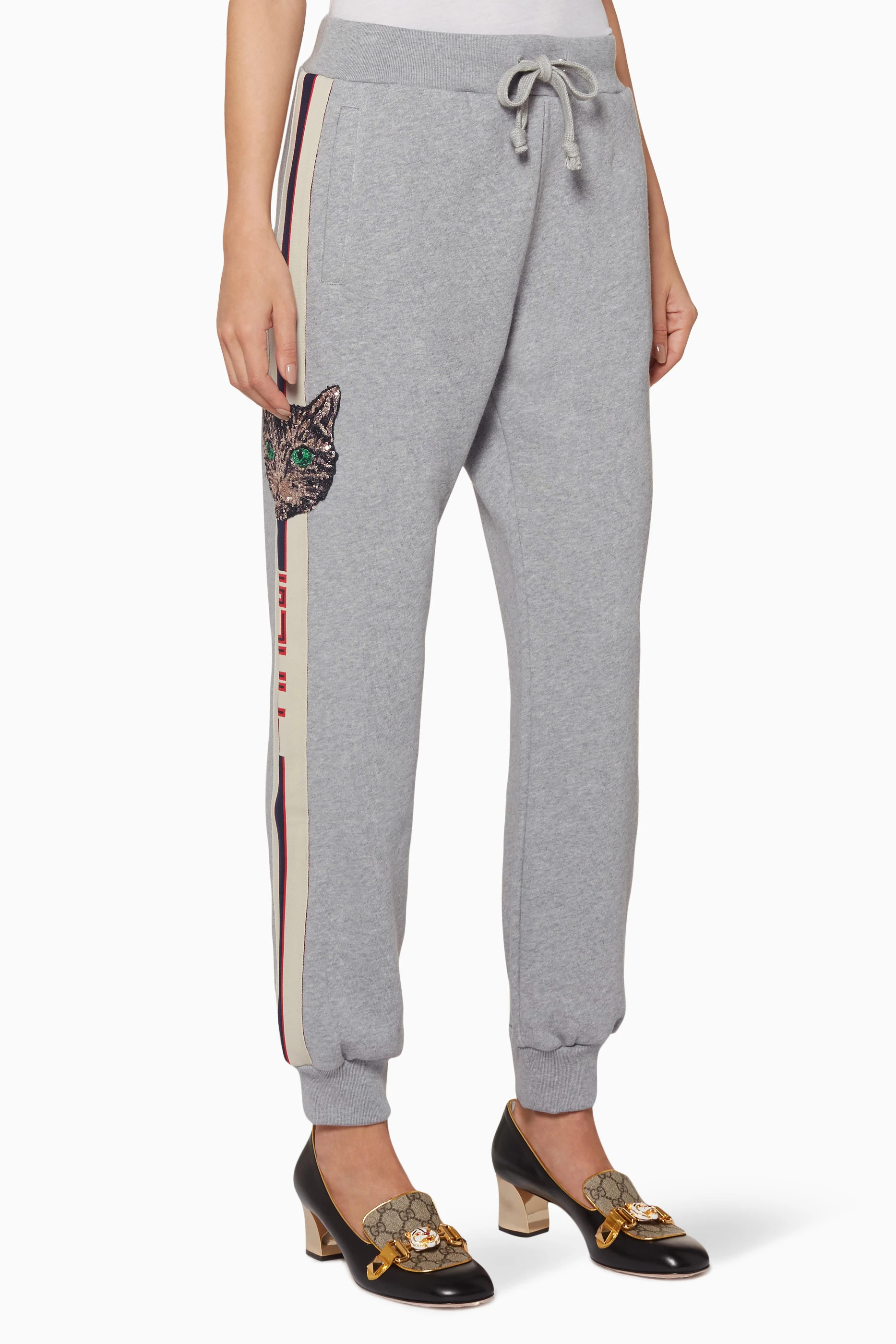 Gucci grey joggers hot sale