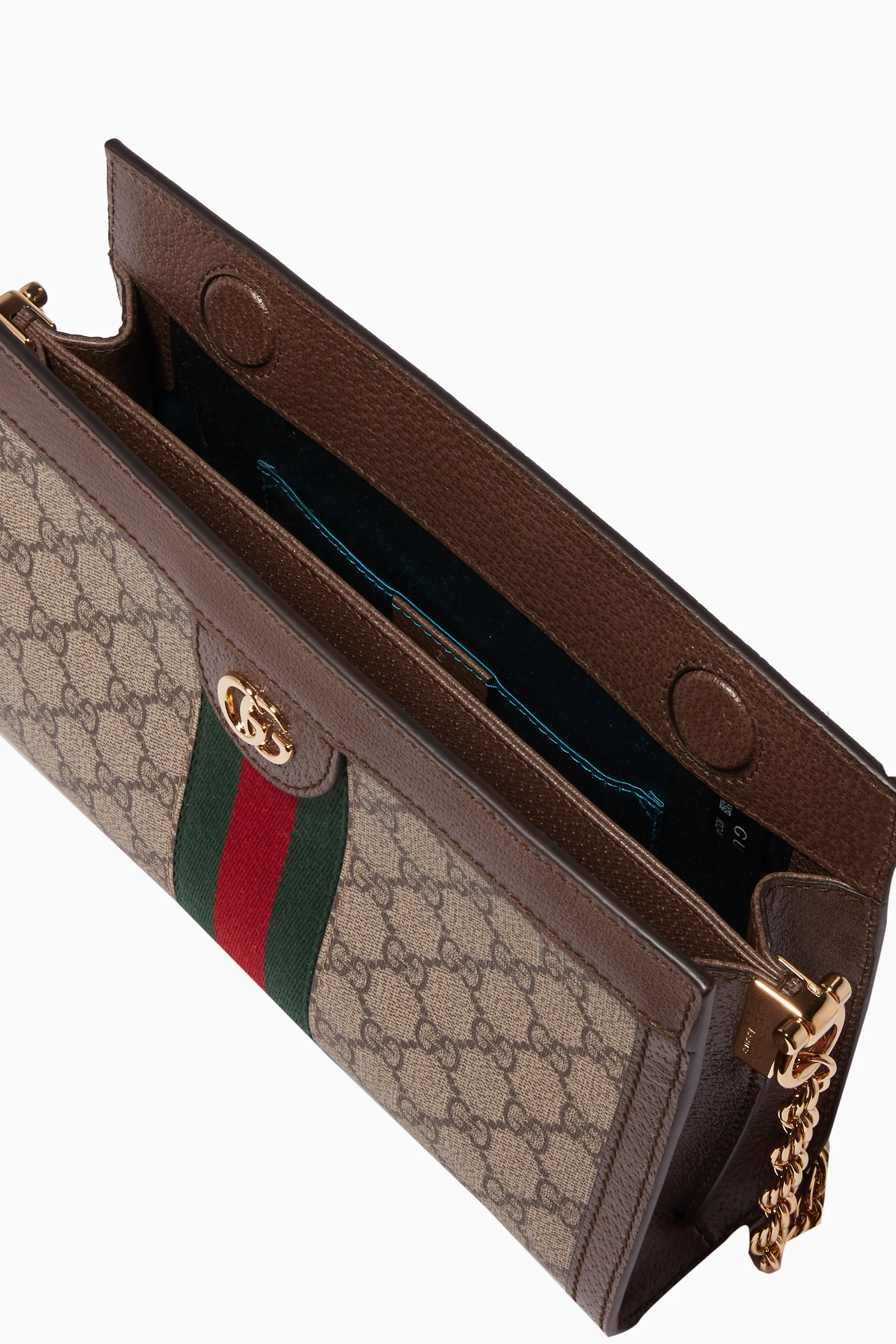 Brown Ophidia GG Small Shoulder Bag