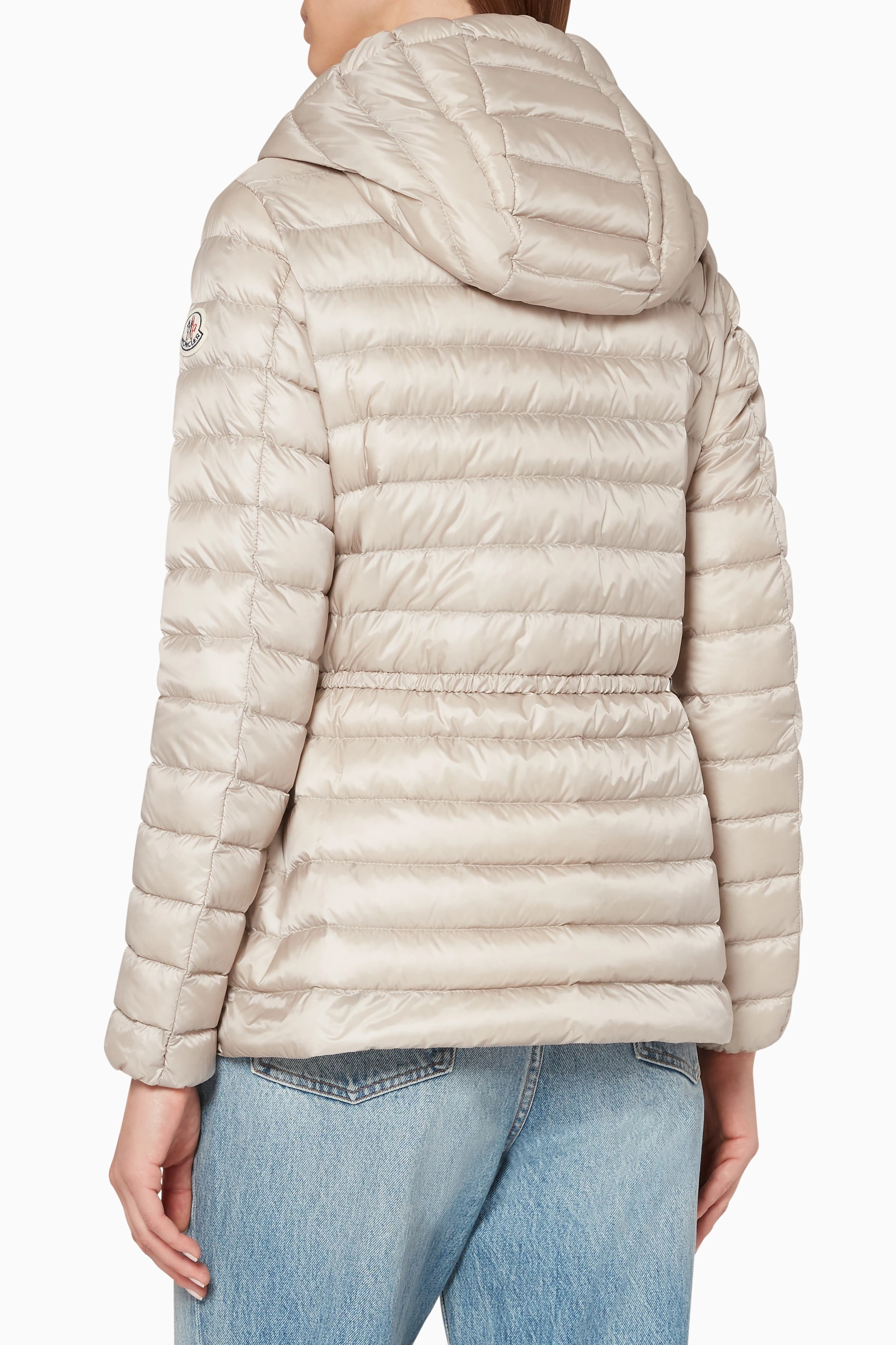 Buy Moncler Neutral Raie Padded Jacket For Women Online Ounass UAE