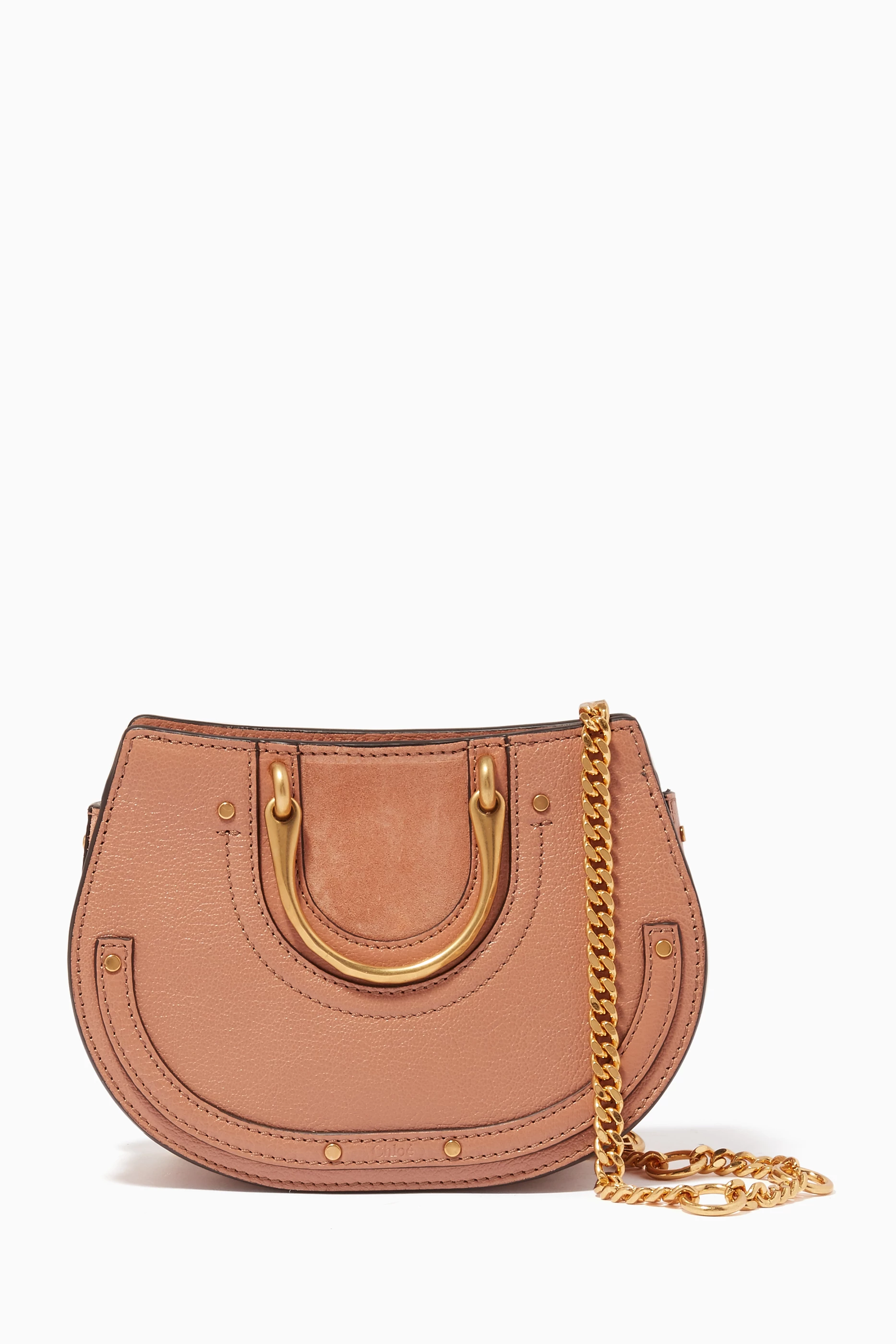 Buy Chloe Brown Brown Mini Pixie Suede Belt Bag For Women Online Ounass UAE