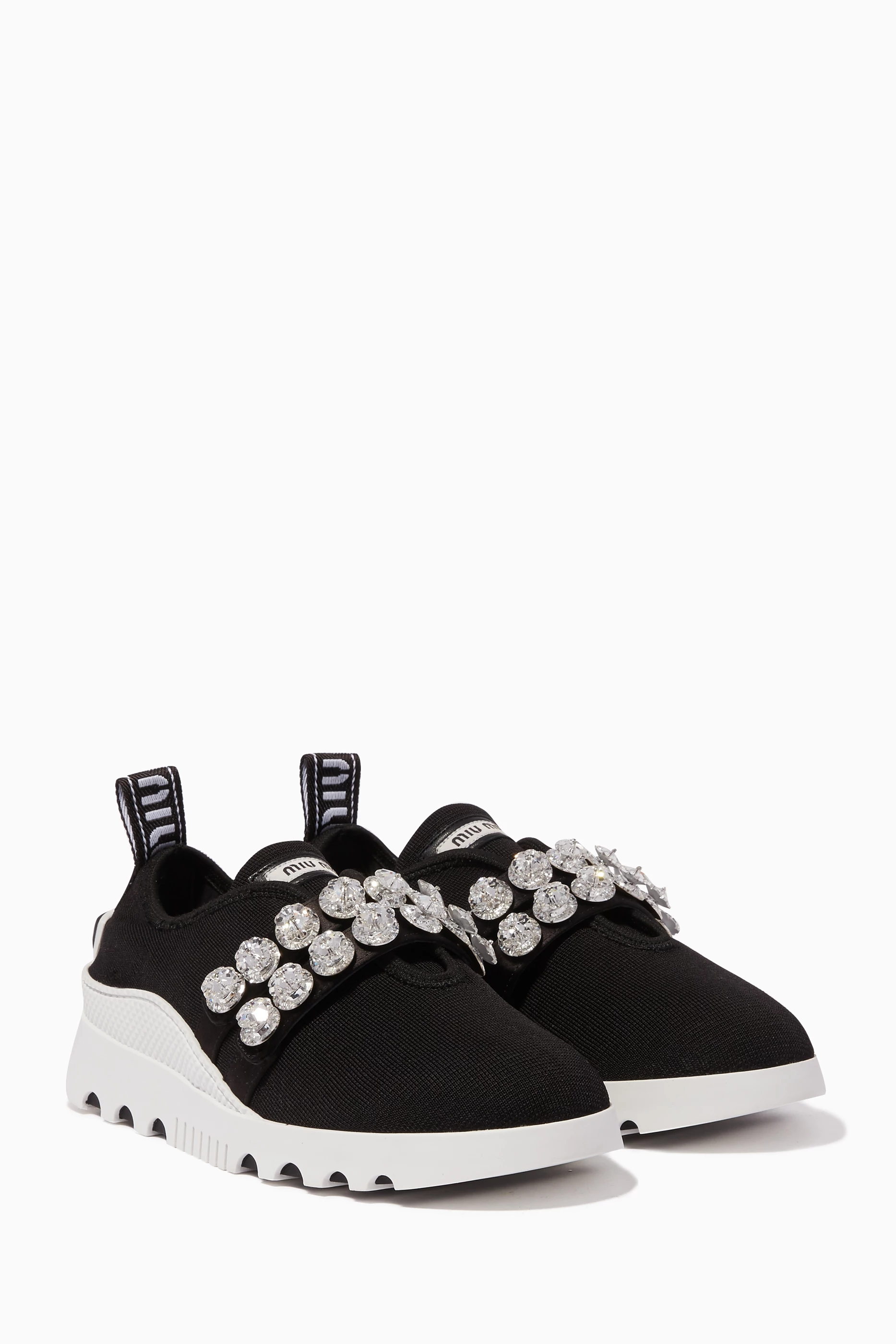 Miu miu black sneakers online