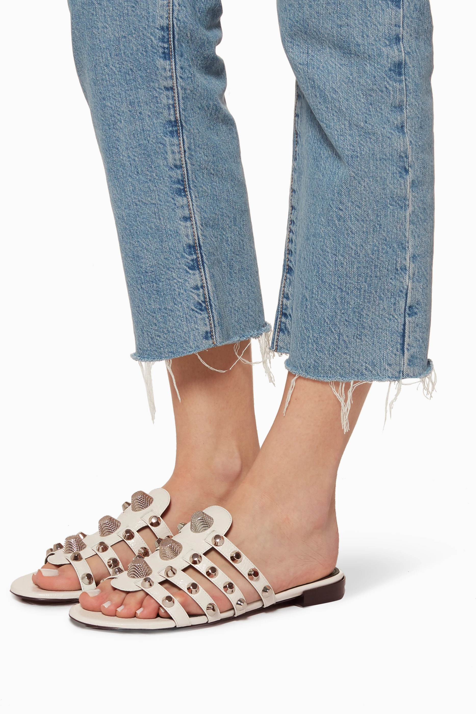 Balenciaga sandals studded sales