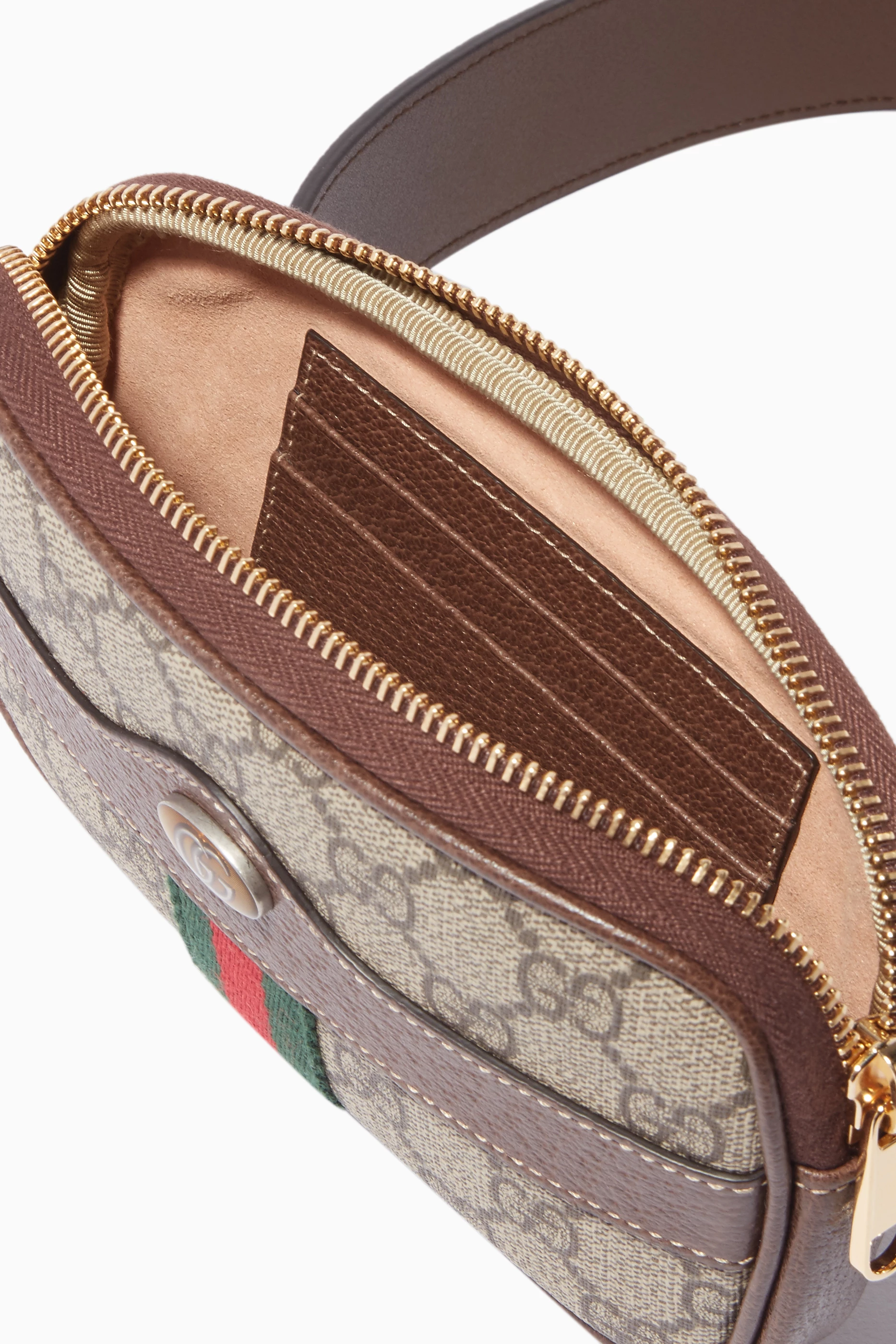 Gucci ophidia gg supreme small belt bag best sale
