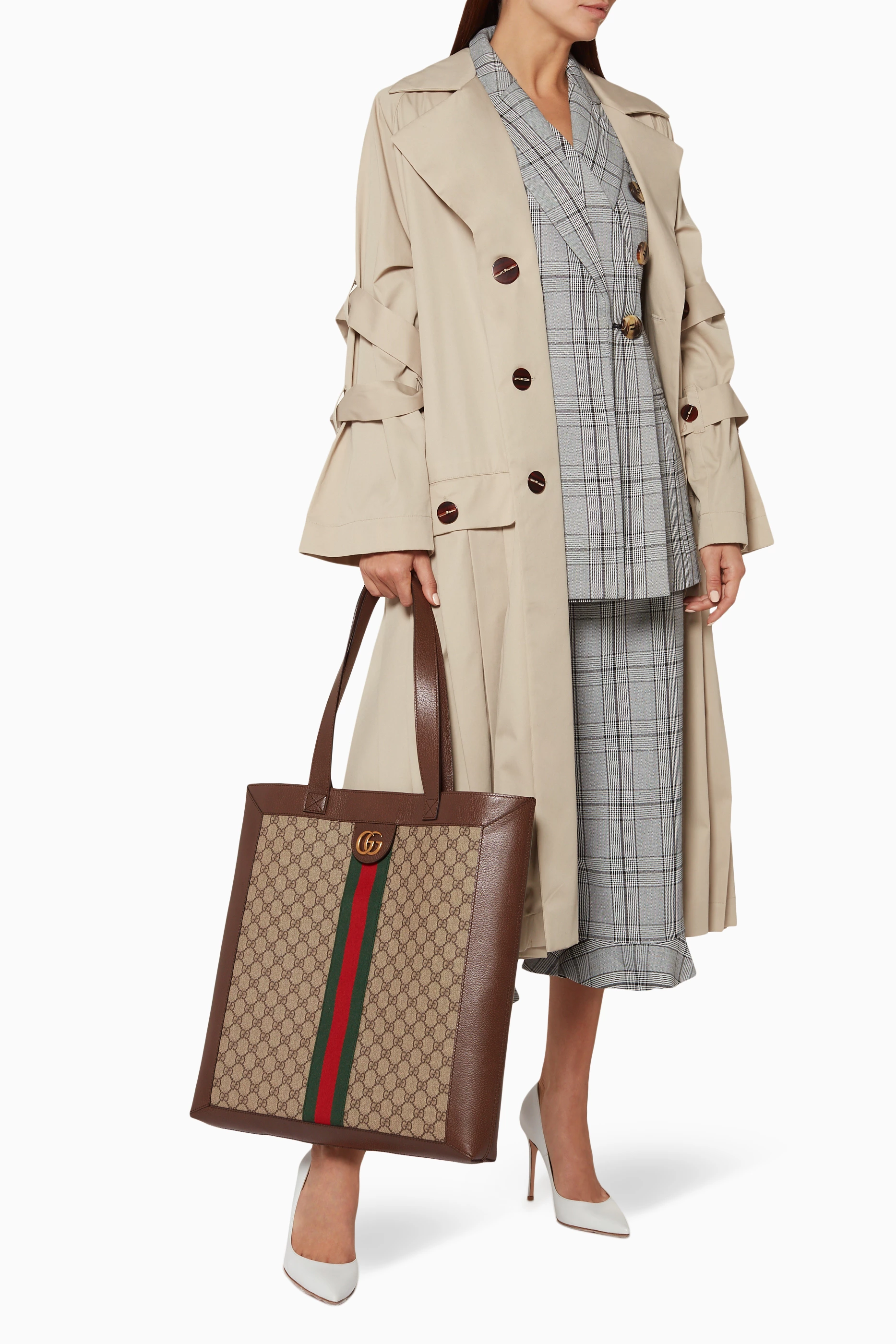 Gucci ophidia soft gg supreme large tote clearance