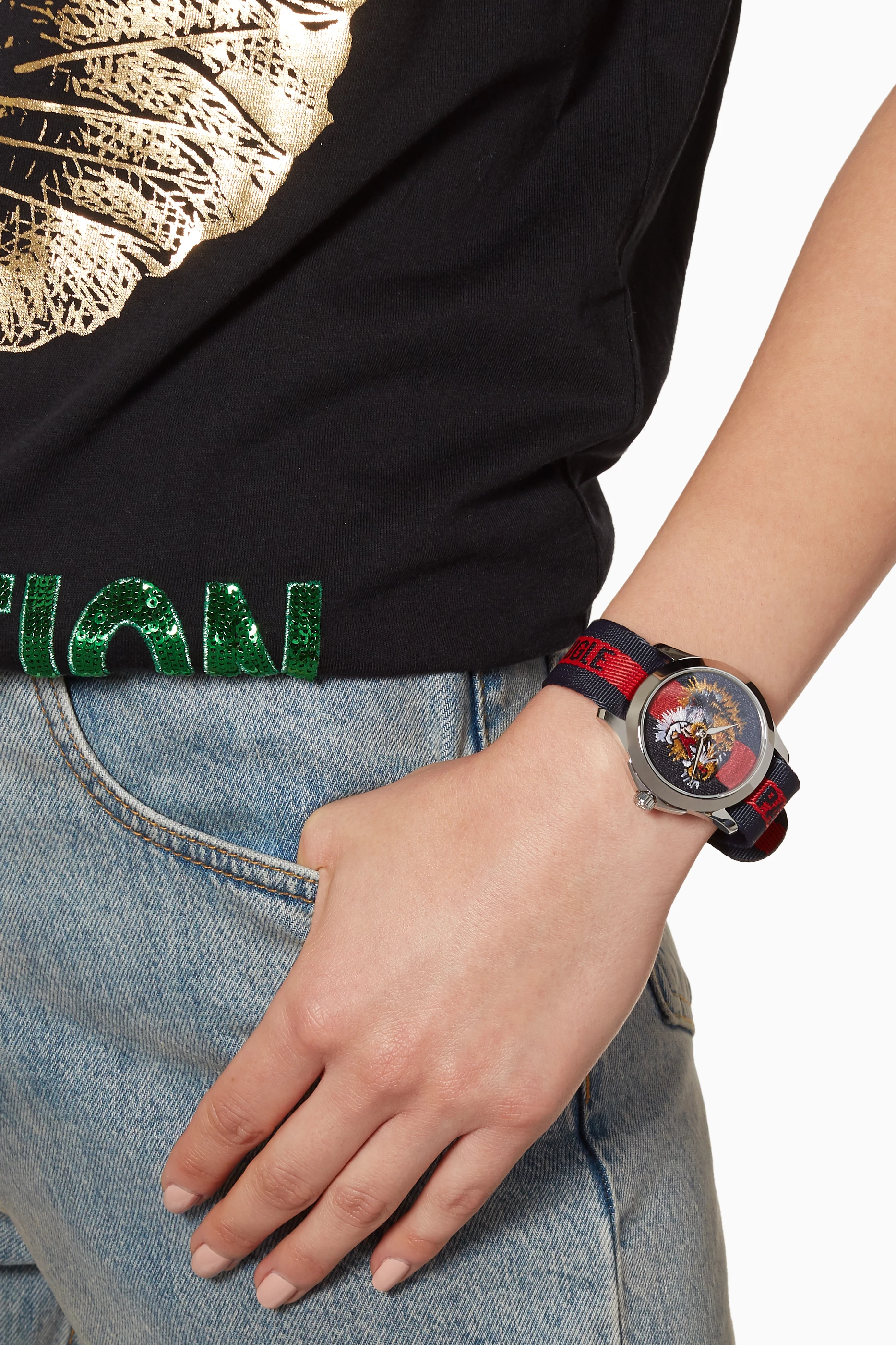 Gucci watch with tiger outlet