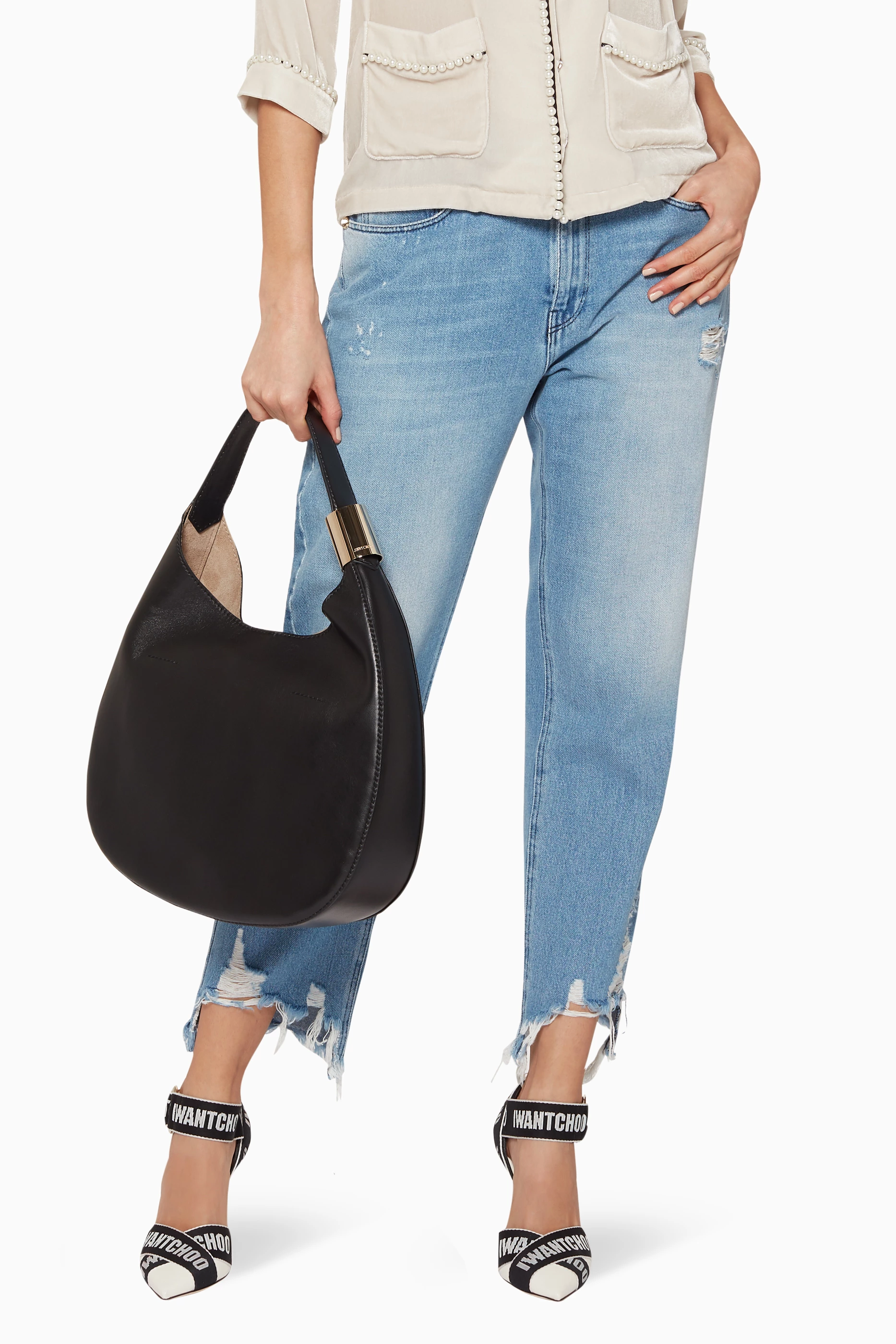 Jimmy choo stevie hobo bag on sale