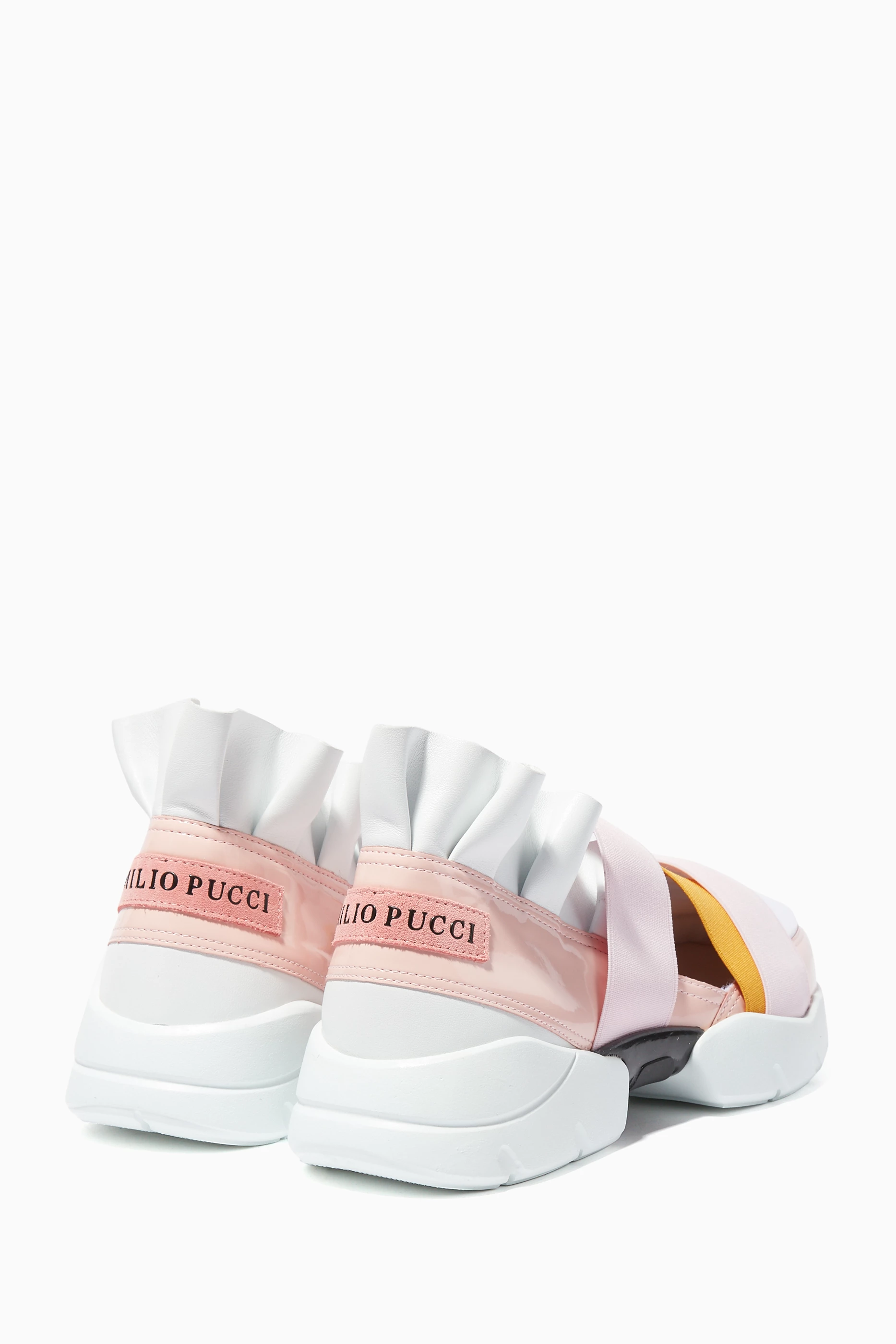 Buy Emilio Pucci Pink White Pink City Up Sneakers For Women Online Ounass UAE