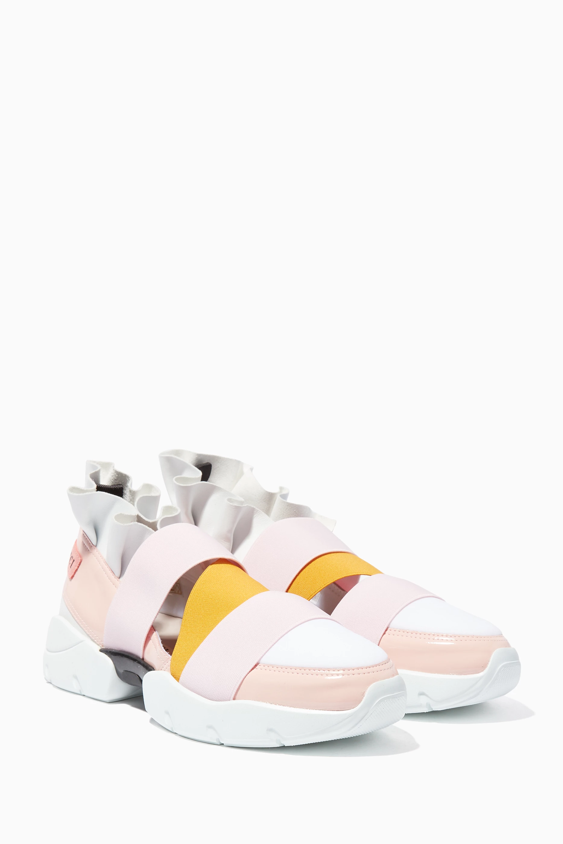 Buy Emilio Pucci Pink White Pink City Up Sneakers For Women Online Ounass UAE