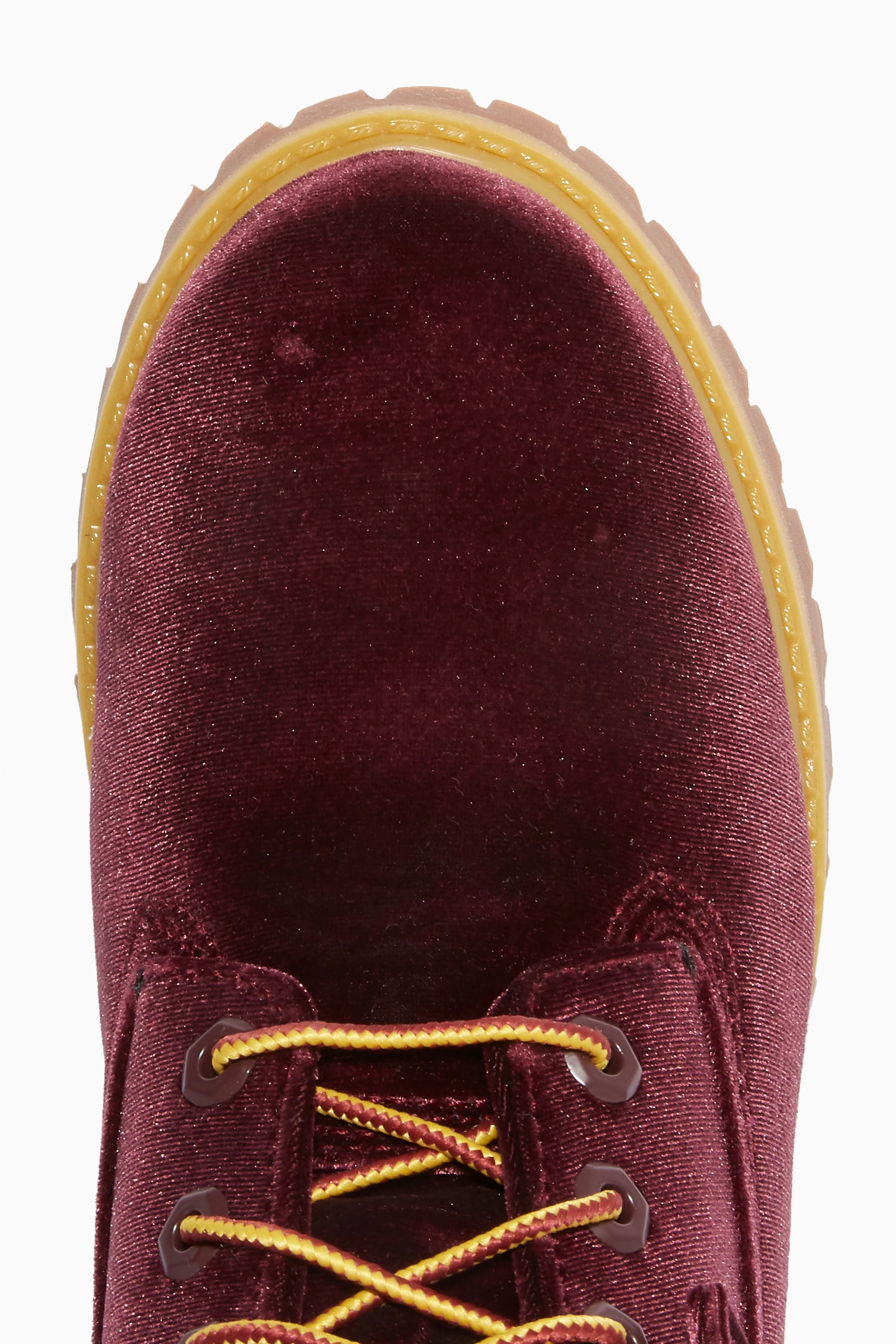Buy Off White Red Dark Red Timberland Velvet Hiking Boots For Women Online Ounass UAE