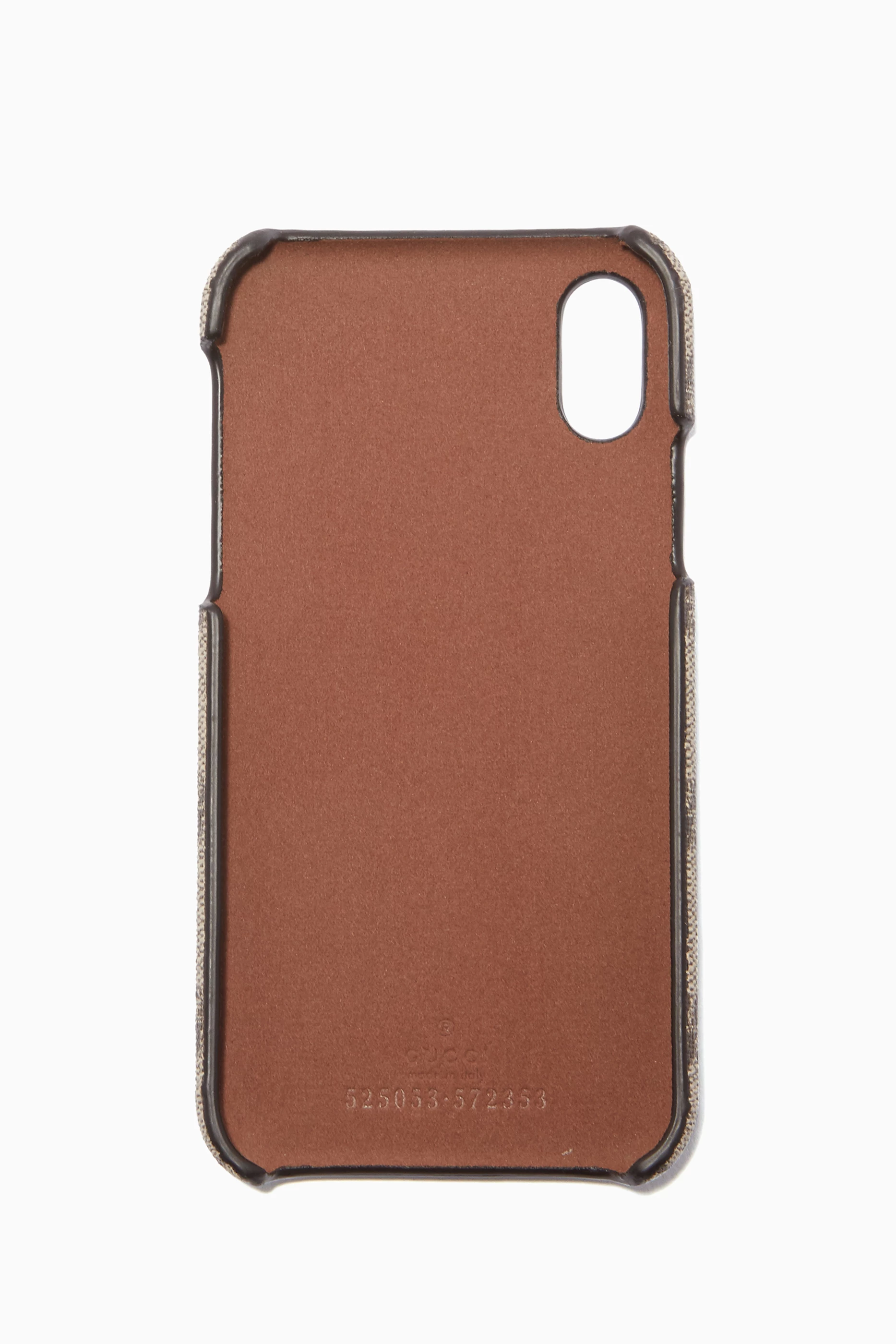 Buy Gucci Brown Brown GG Supreme Logo iPhone X Case For Women Online Ounass UAE