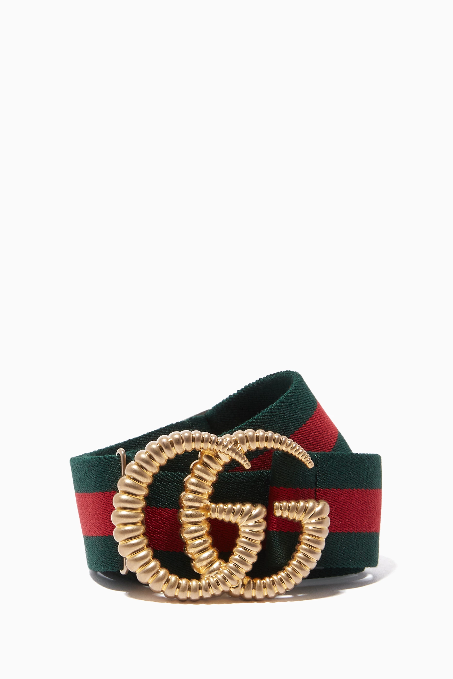 Gucci red and green belt cheap