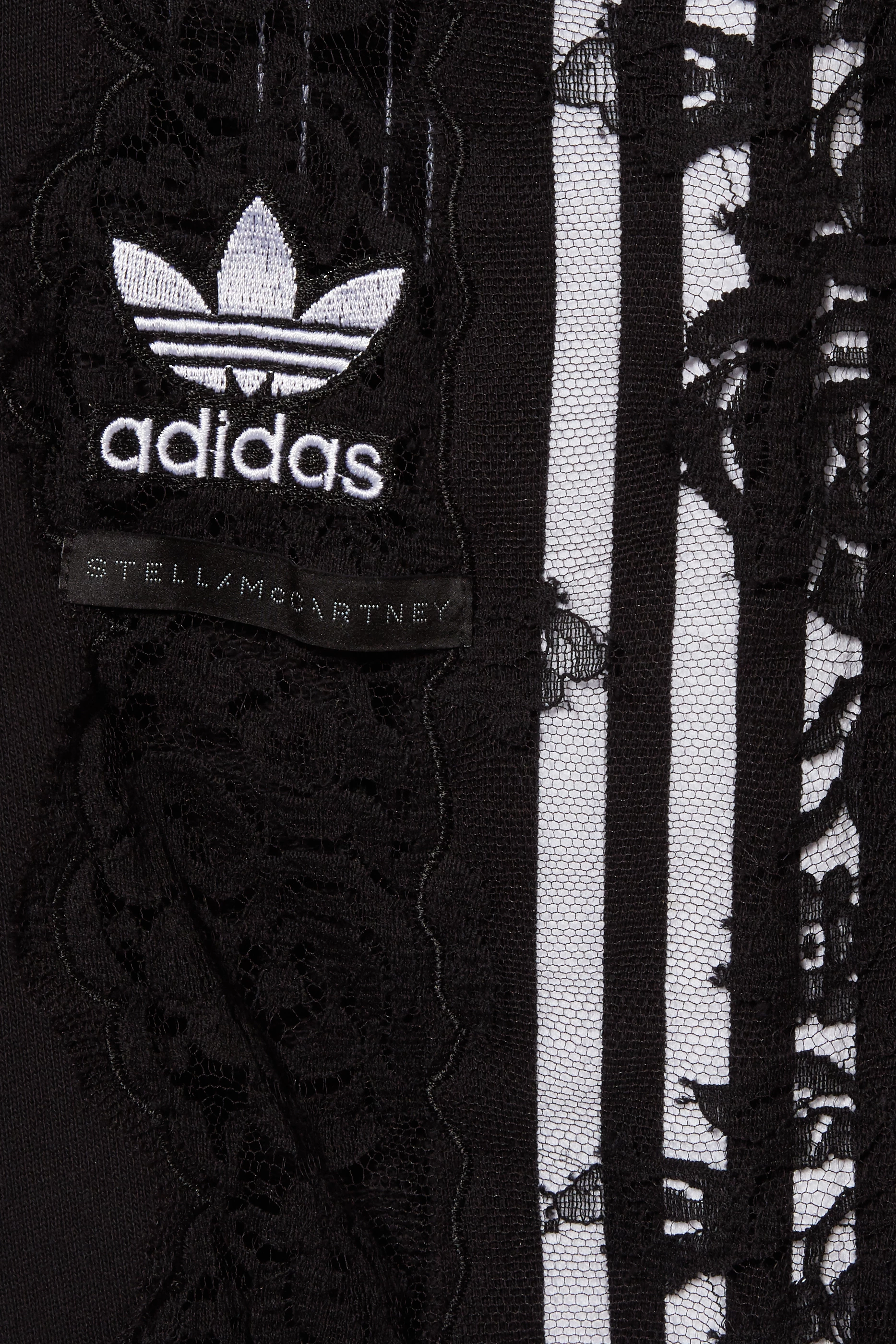 Buy Stella McCartney Black Stella McCartney X Adidas Lace Striped Joggers For Women Online Ounass UAE