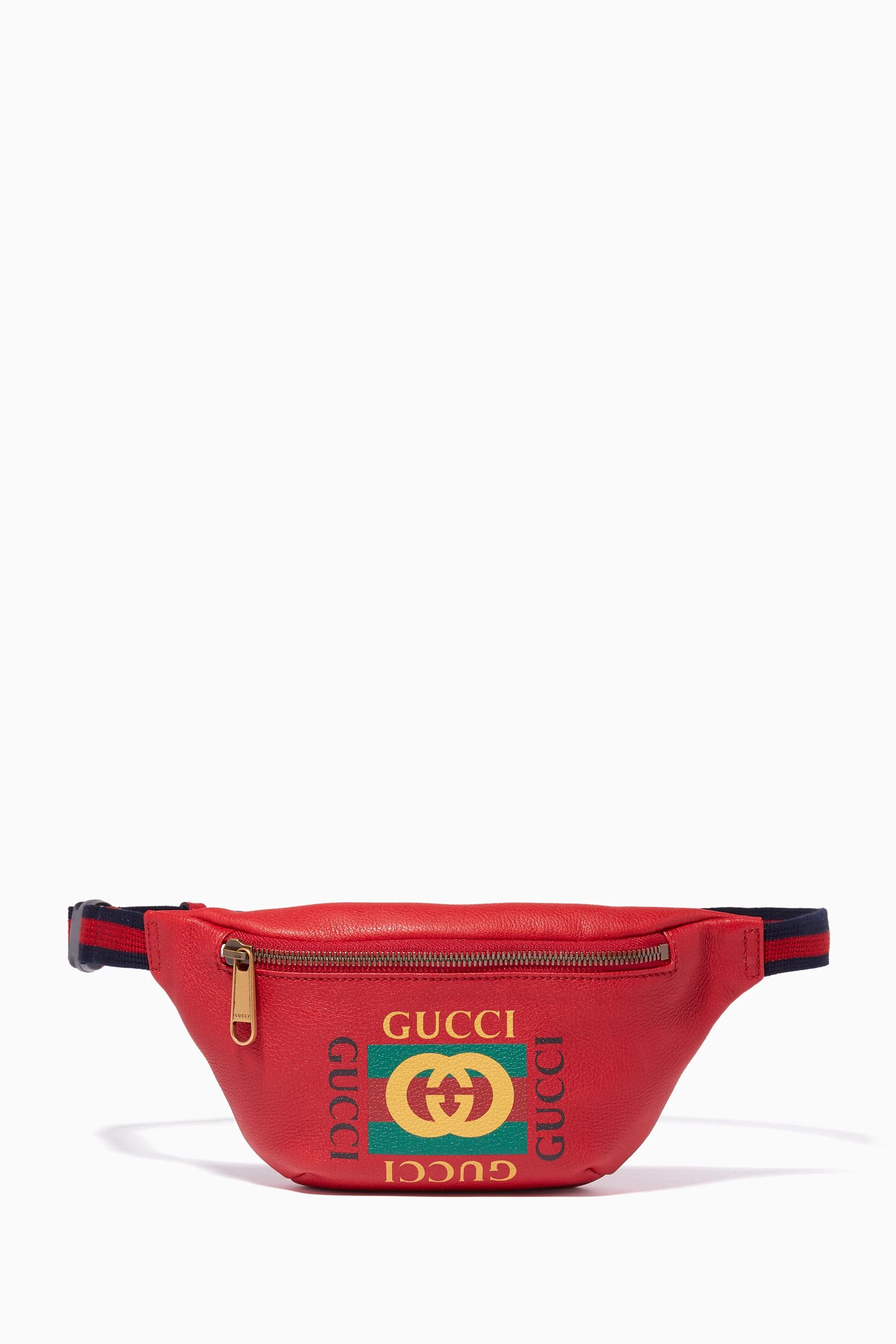 Gucci print fanny pack outlet