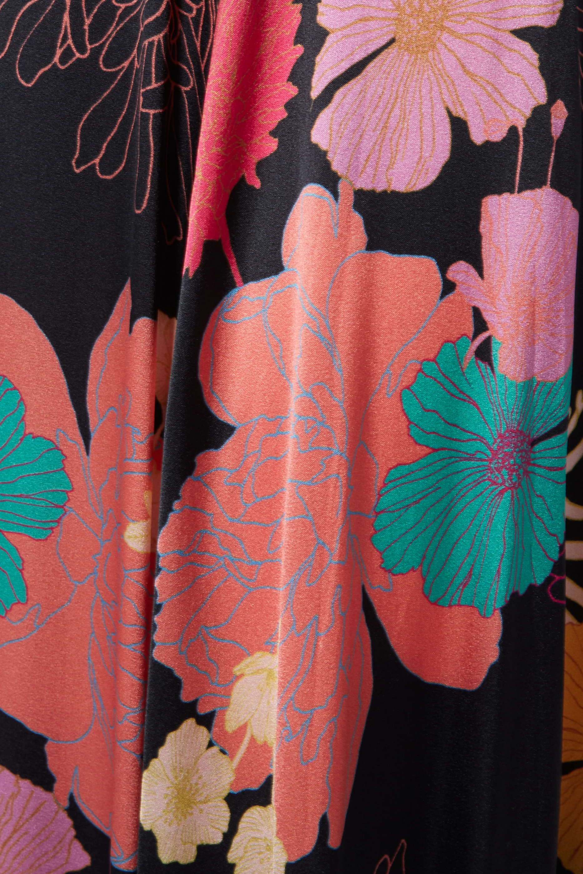 Buy Stine Goya Multicolour Black Floral Print Nanna Maxi Dress For Women Online Ounass UAE