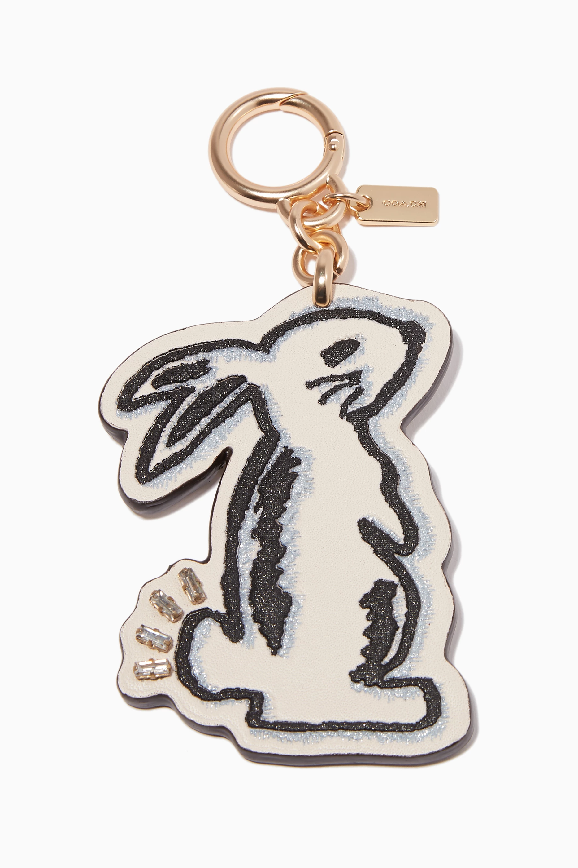 Buy Coach White Coach X Selena Gomez Selena Bunny Bag Charm For