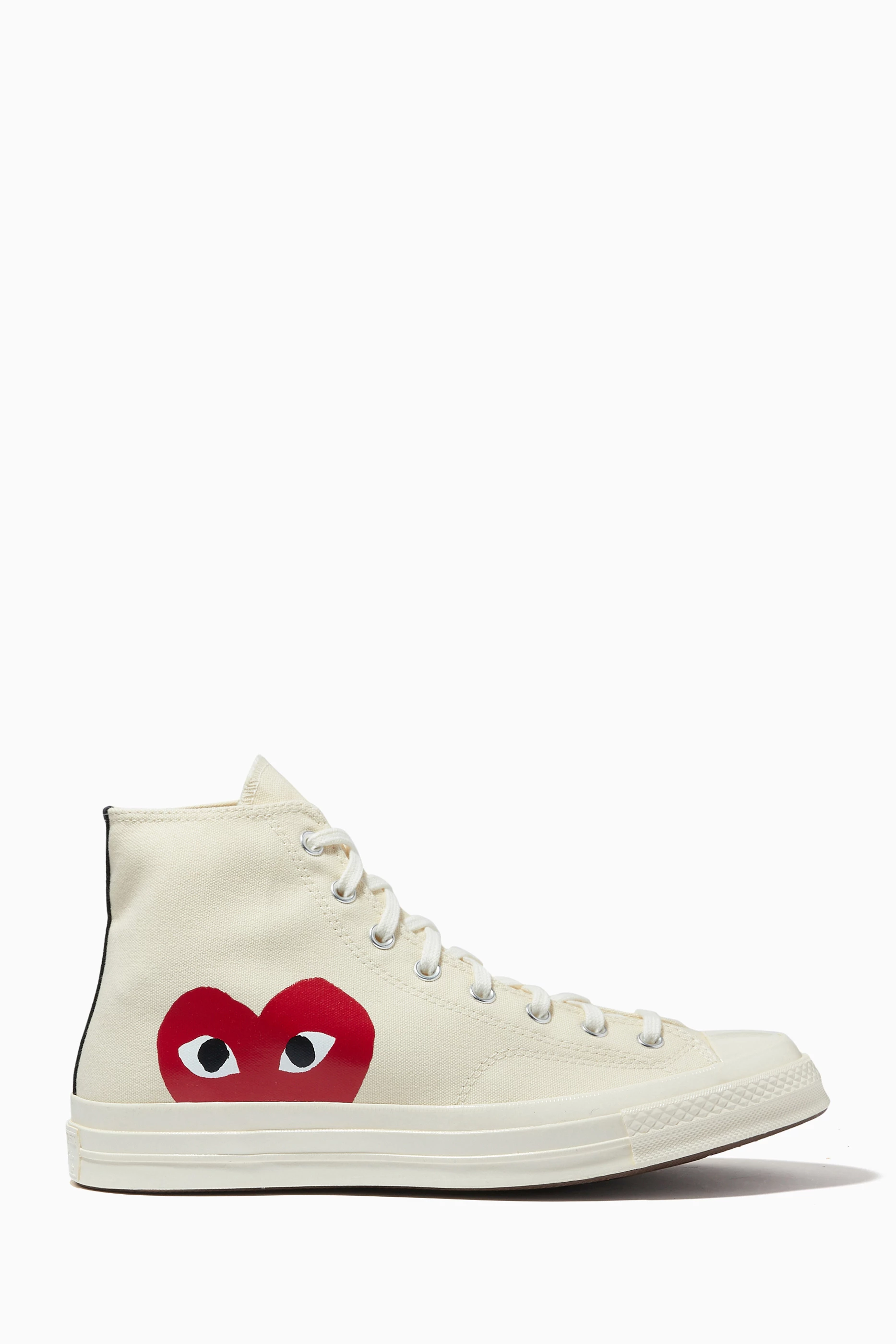 Buy Comme des Garcons PLAY Neutral x Converse Chuck Taylor High Top Sneakers For Men Online Ounass UAE