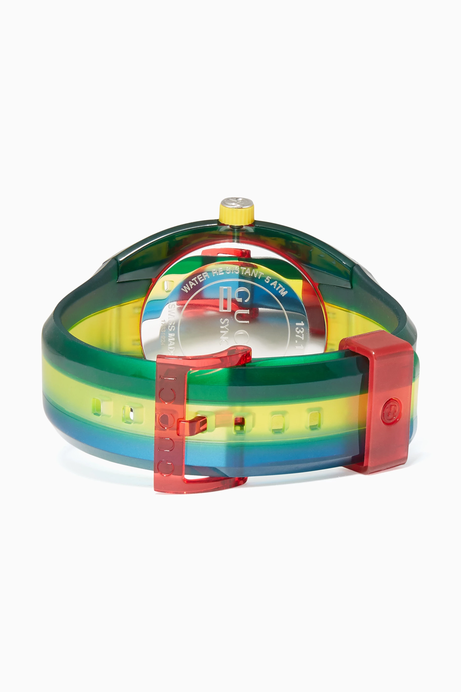 Buy Gucci Multicolour Blue Green Yellow Gucci Sync Watch For UNISEX Online Ounass UAE