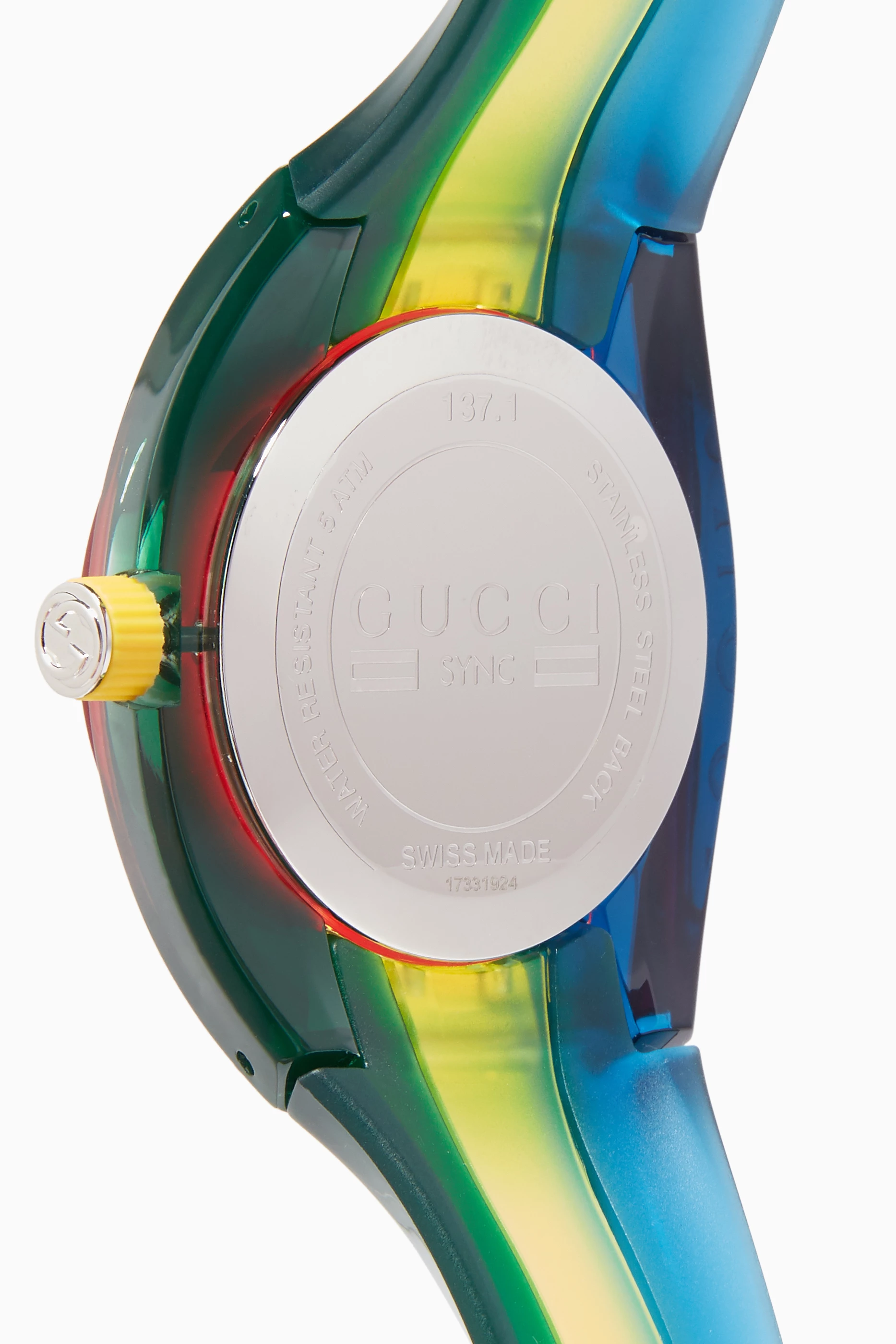 Buy Gucci Multicolour Blue Green Yellow Gucci Sync Watch For UNISEX Online Ounass UAE