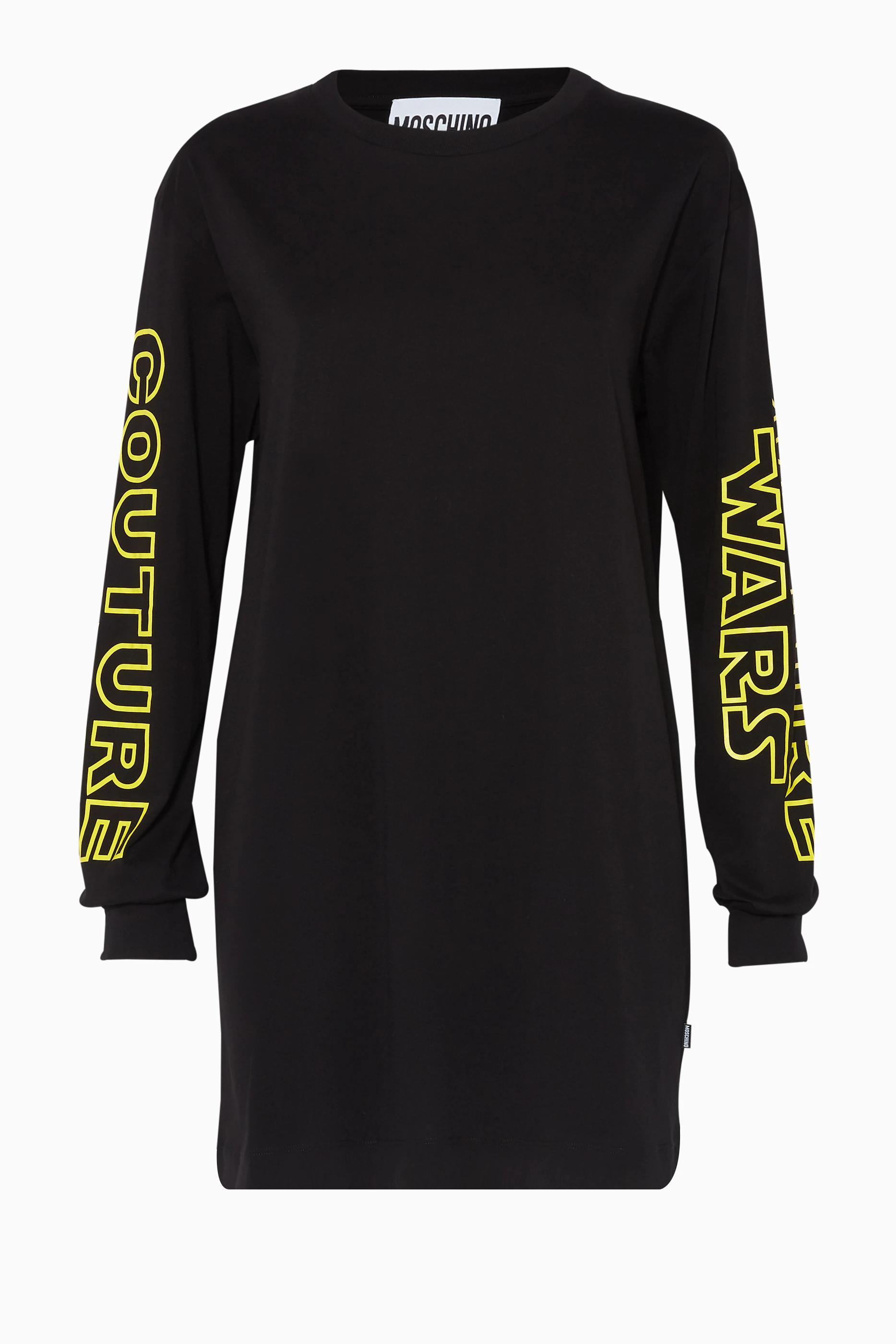 Buy Moschino Black Black Long Sleeve Couture Wars T Shirt For Women Online Ounass UAE