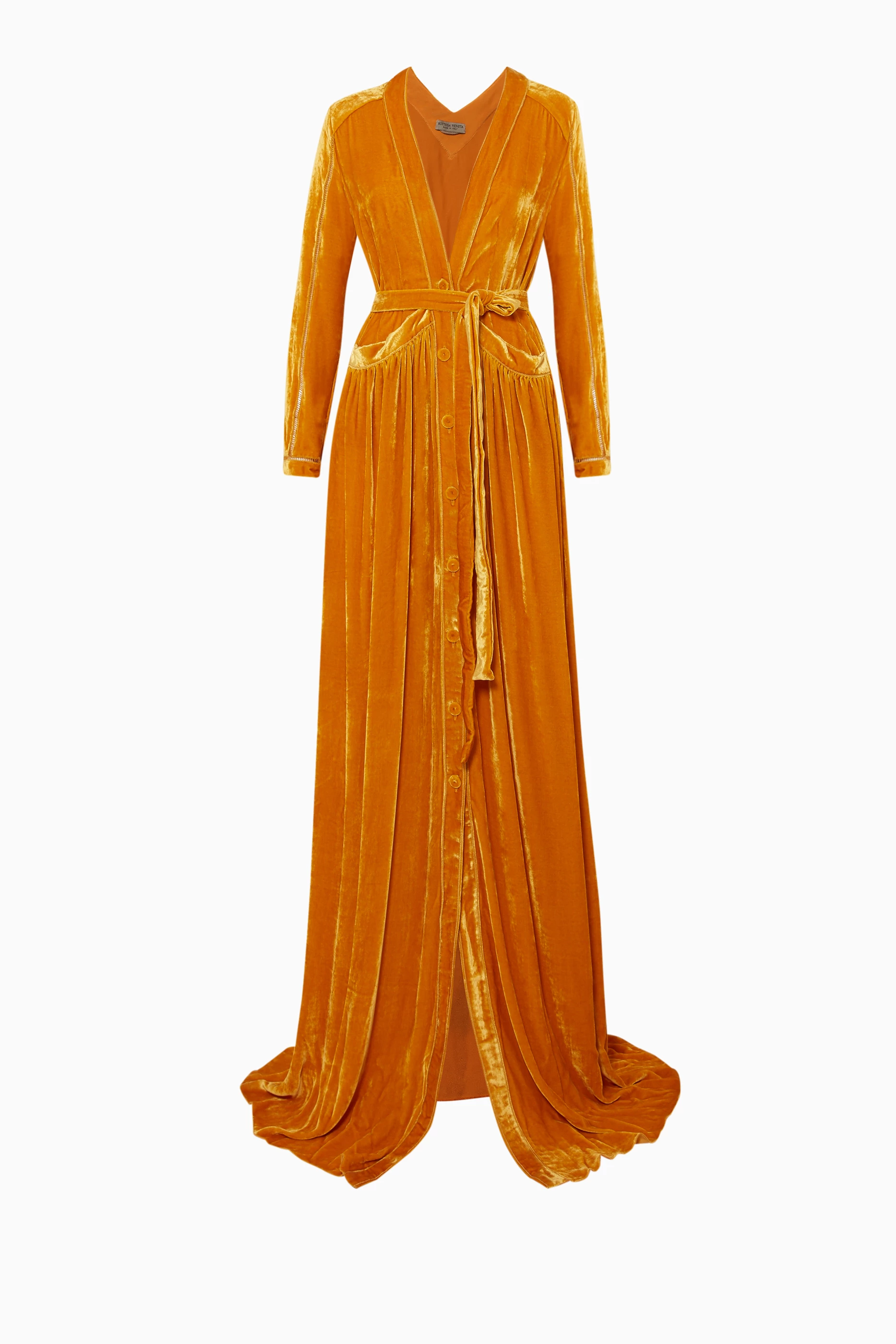 Yellow velvet dress long sleeve hotsell