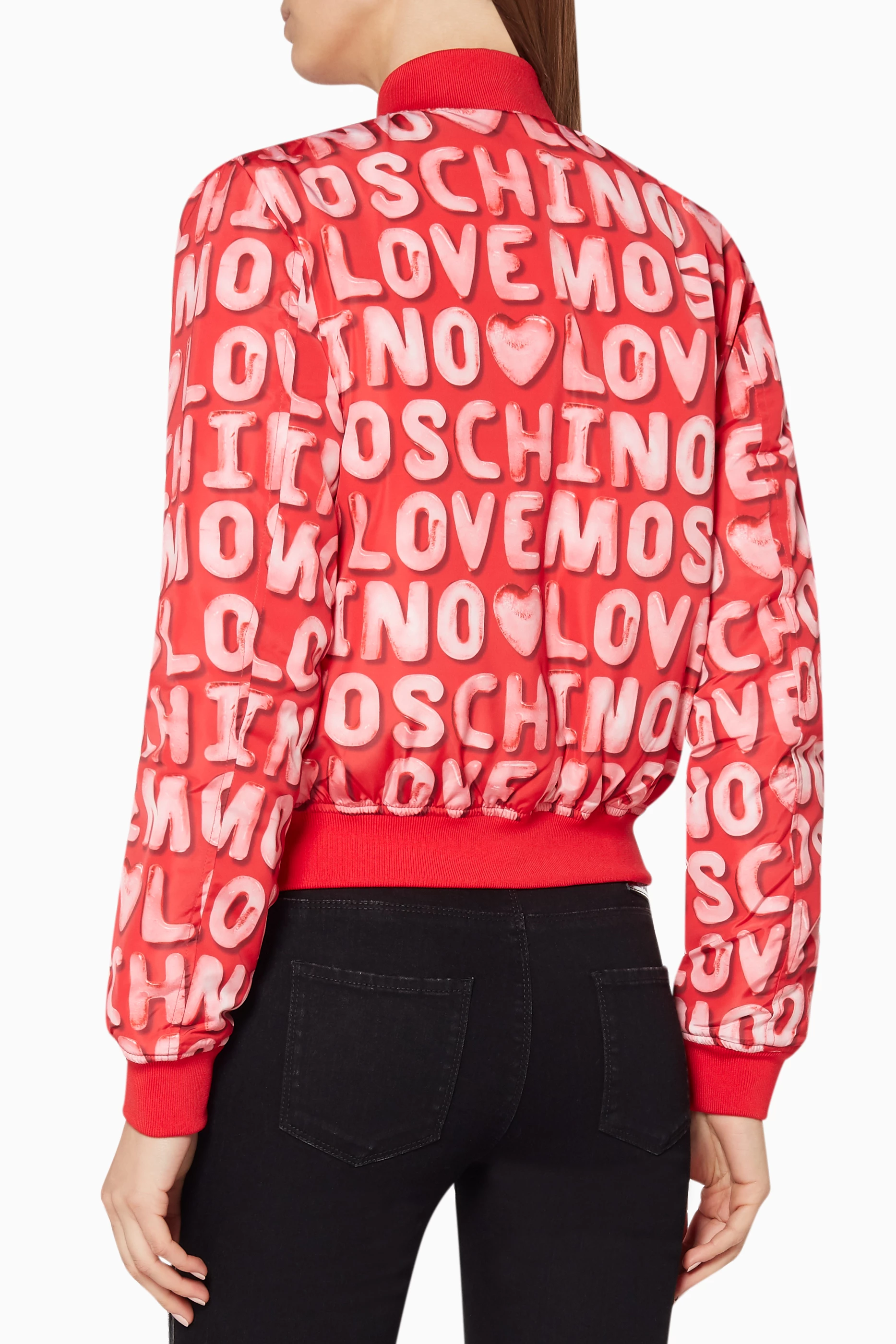 Moschino bomber jacket womens cheap