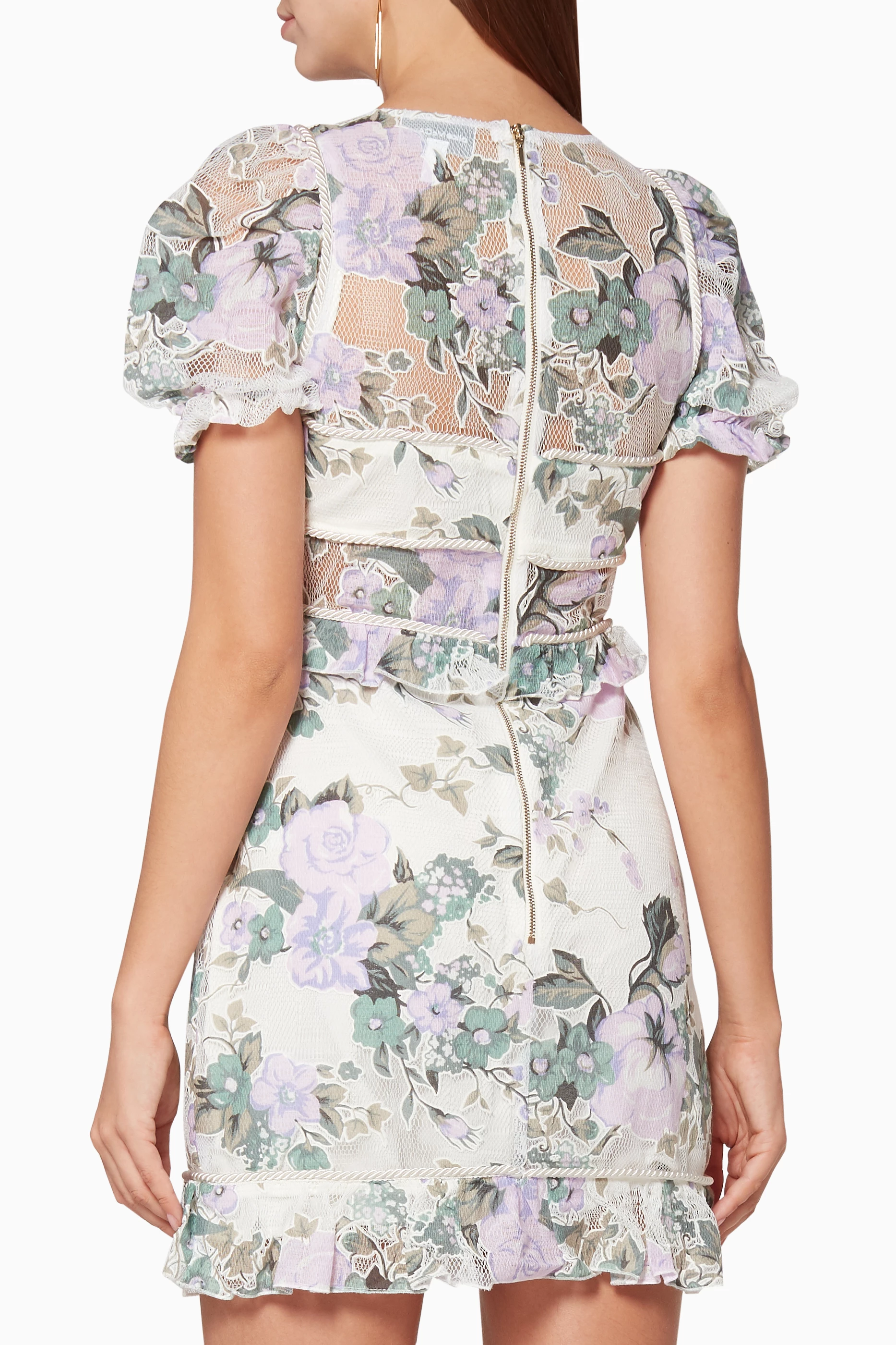 Buy Alice McCall Multicolour Lavender Floral So Darling Dress For Women Online Ounass UAE