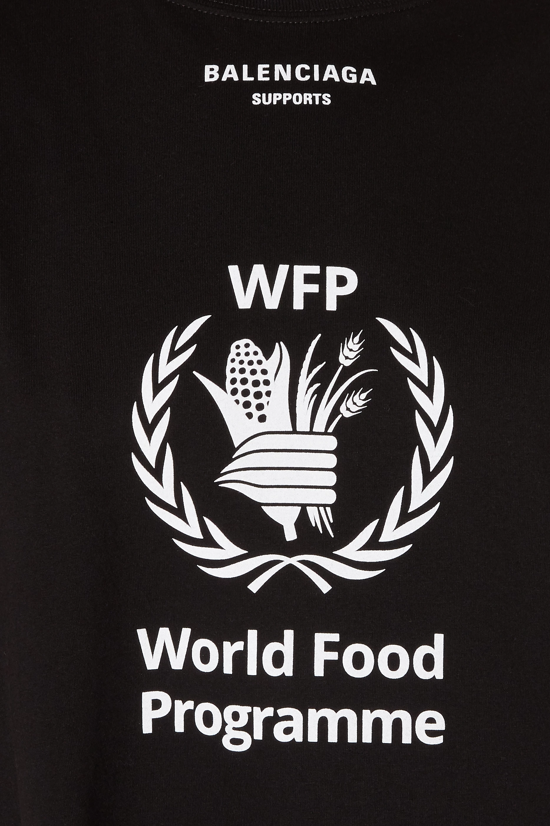 Buy Balenciaga Black Black WFP-Logo T-Shirt For Women Online