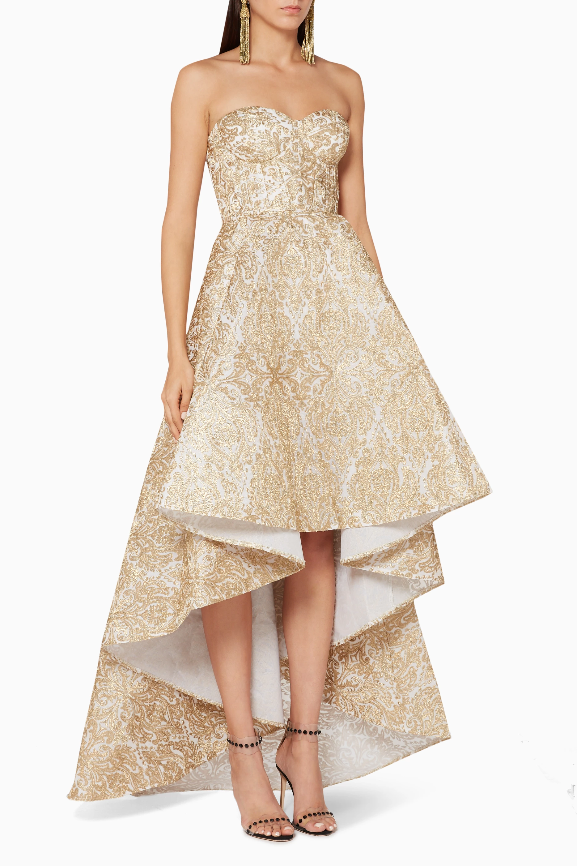 Elle zeitoune gold dress cheap