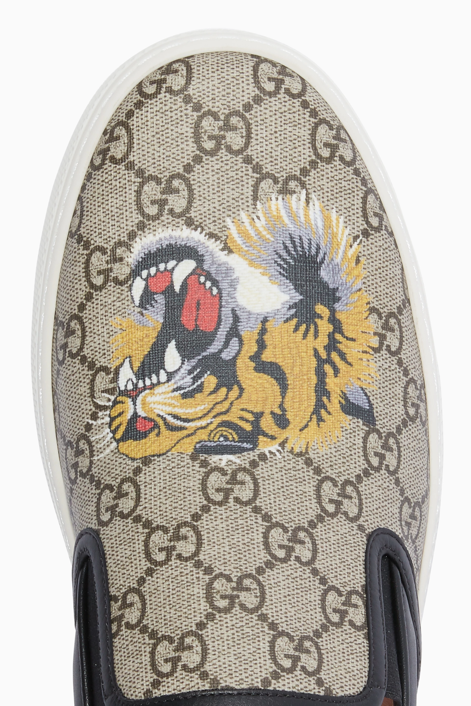 Gucci tiger slip on clearance