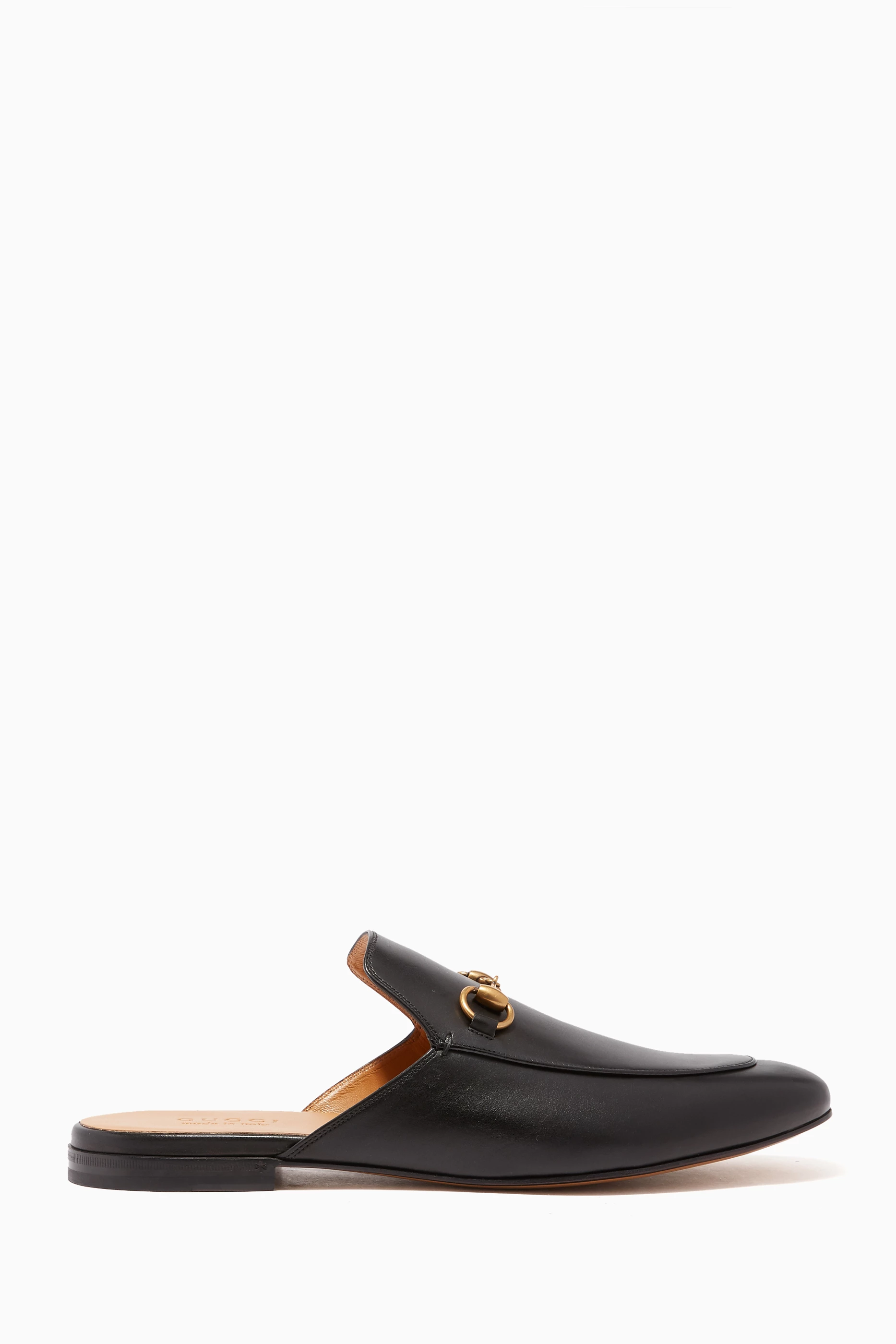 Buy Gucci Black Black Kings Horsebit Backless Loafers For Men Online Ounass UAE