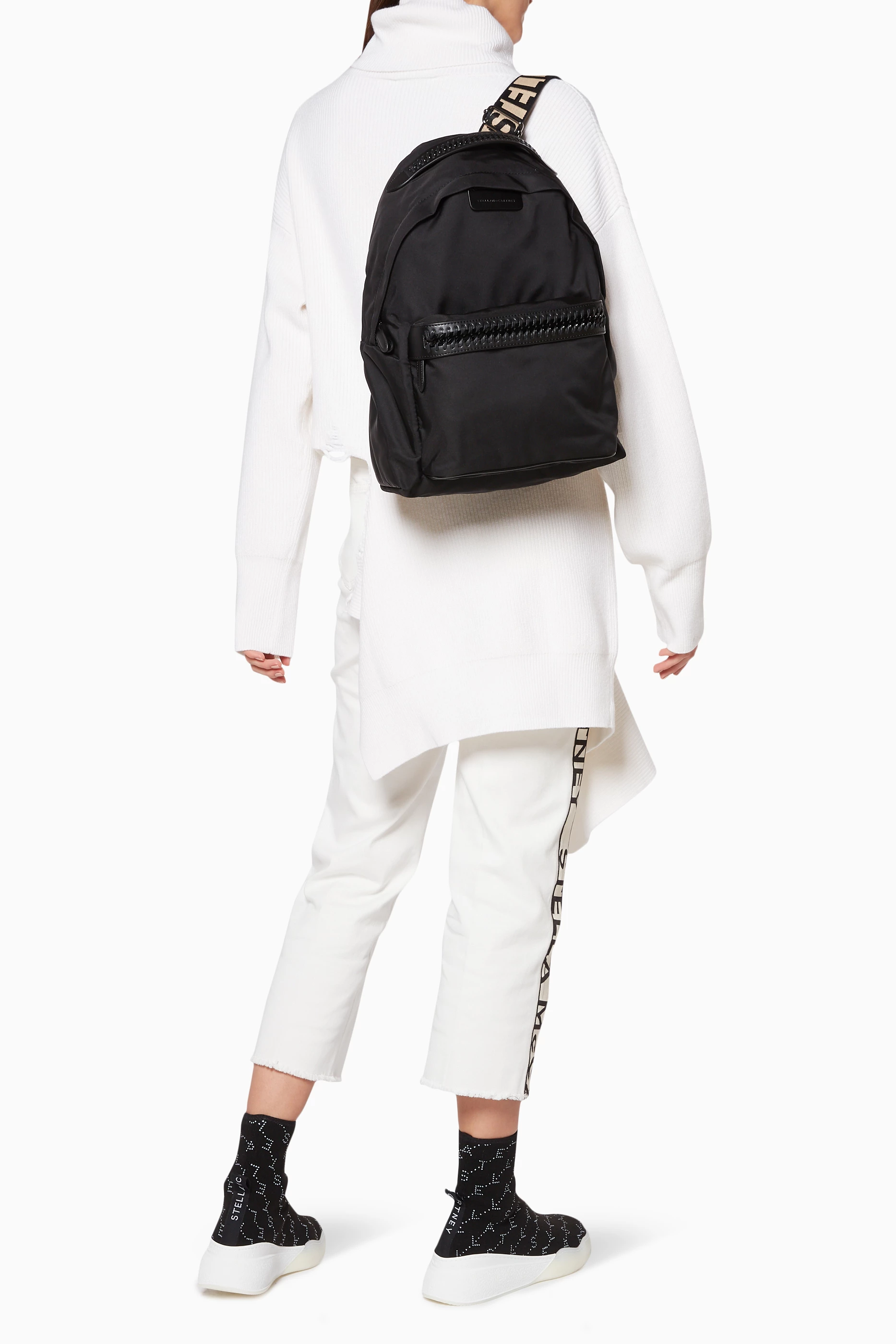 Stella mccartney nylon backpack on sale