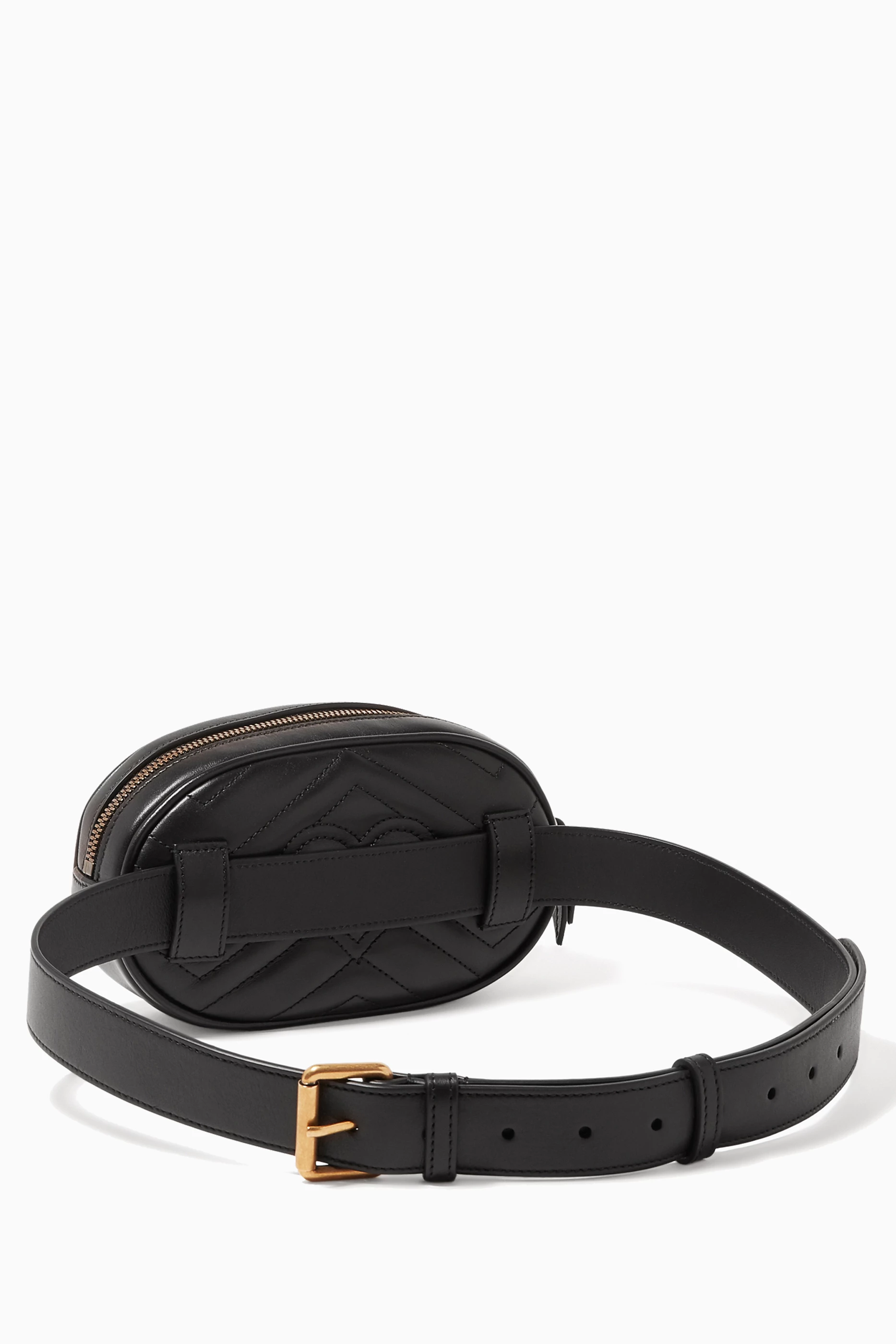 Gucci marmont matelasse belt bag on sale