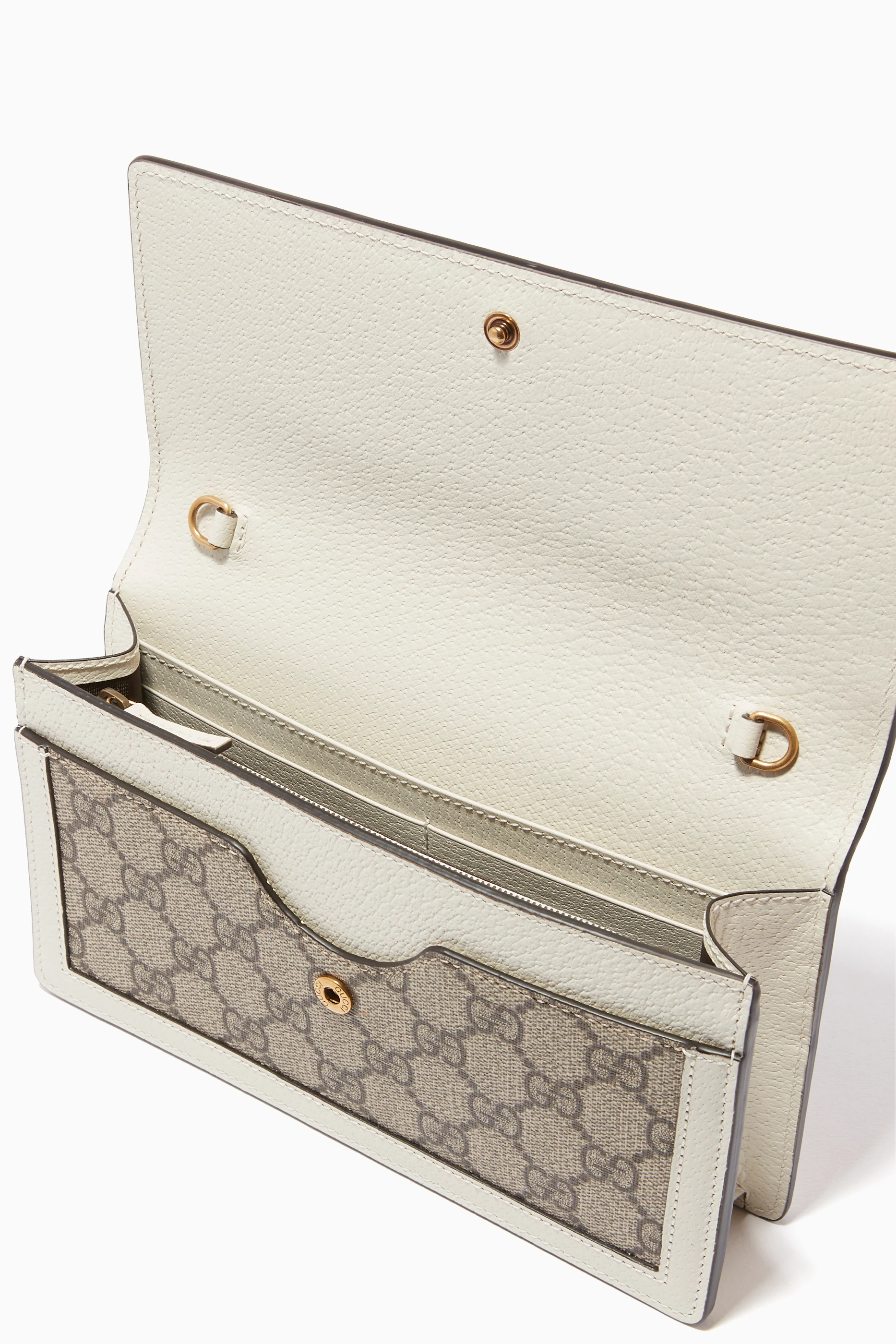 Gucci queen margaret gg supreme wallet on chain store