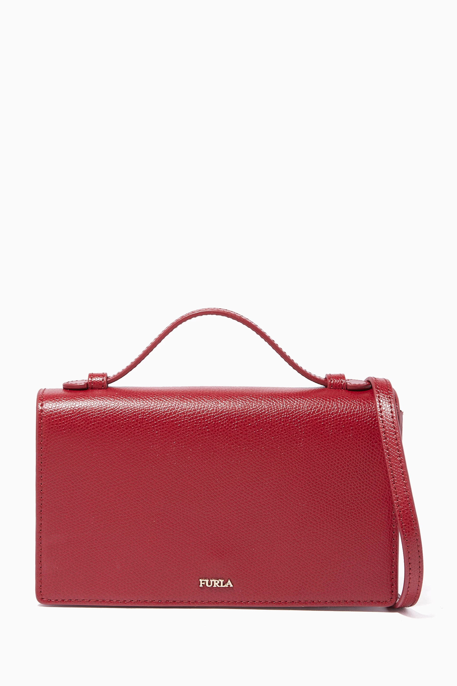 Buy Furla Burgundy Ciliegia Red Incanto Cross Body Bag For Women Online Ounass UAE