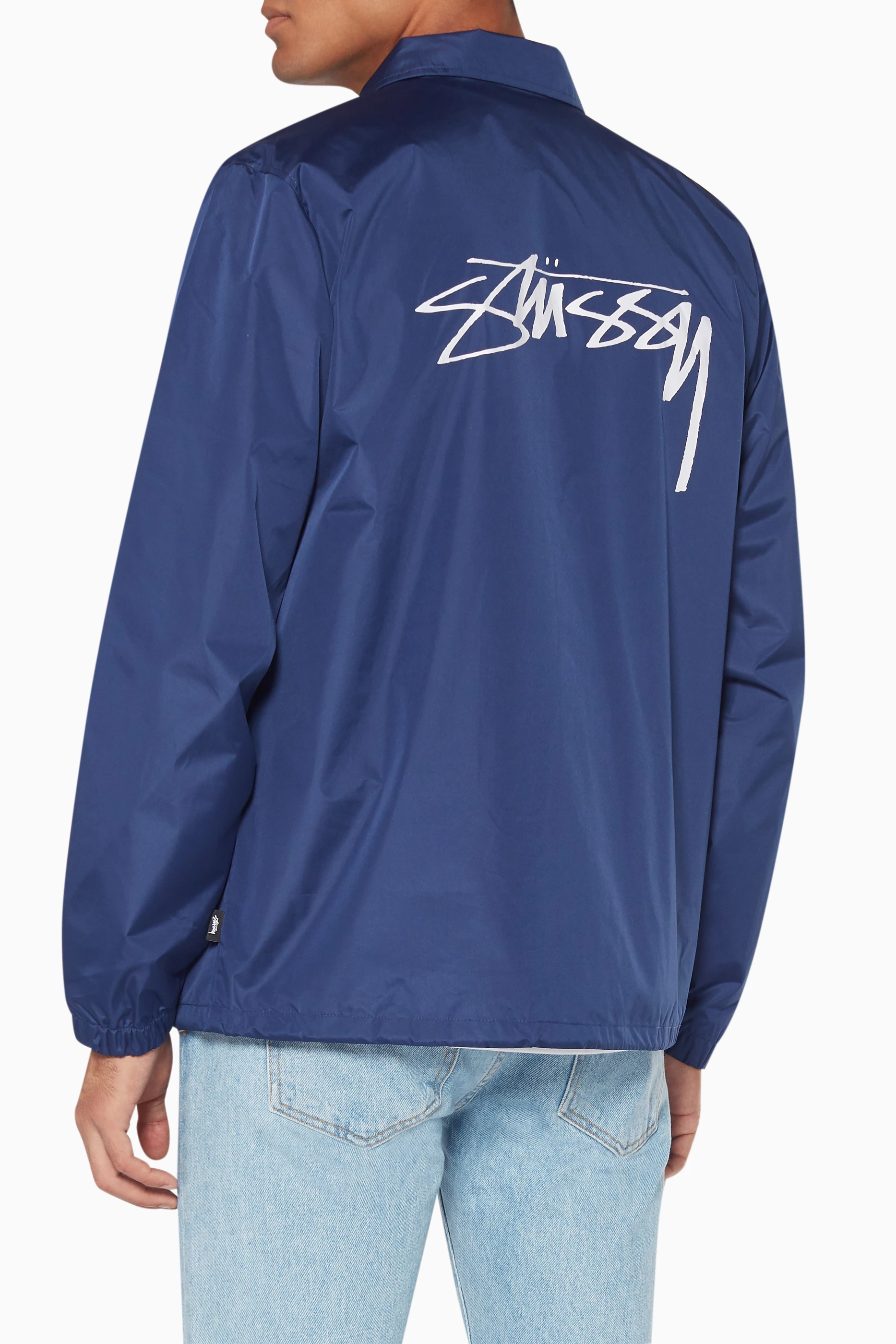 Buy Stussy Blue Blue Cruize Coach Jacket For Men Online Ounass UAE