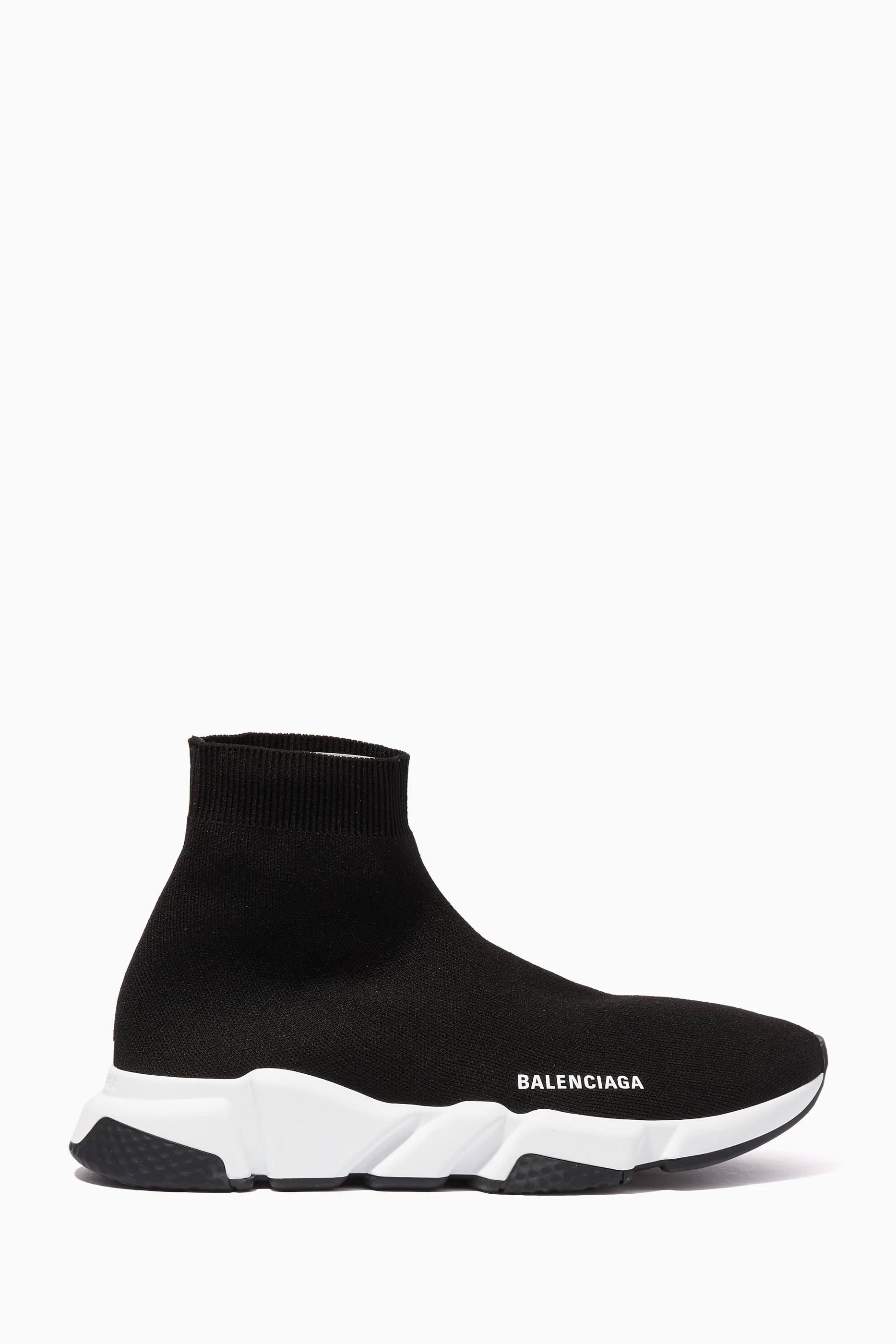 Stretch fabric high top sneakers cheap