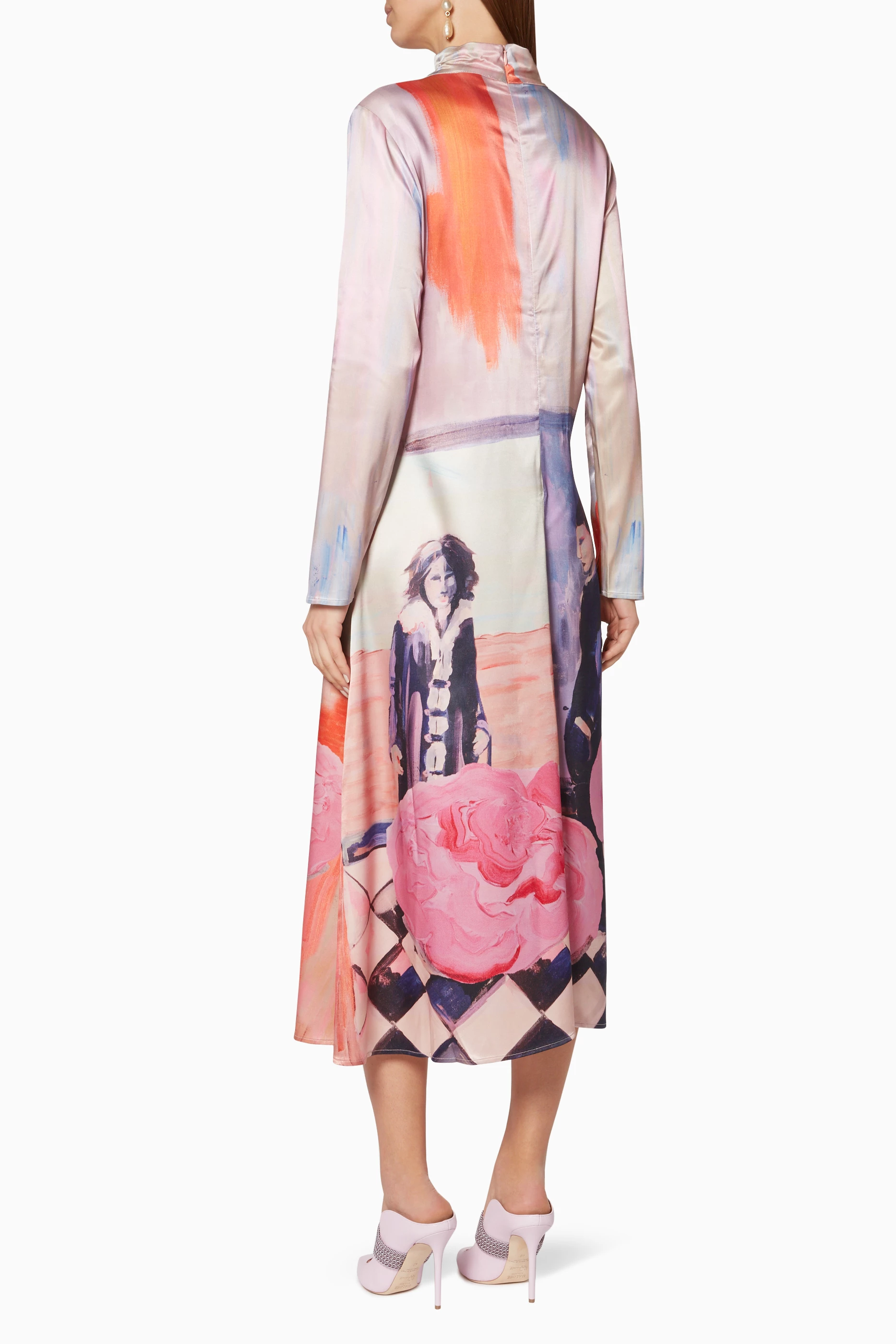 Buy Stine Goya Multicolour Multi Coloured Printed Millie Dress For Women Online Ounass UAE