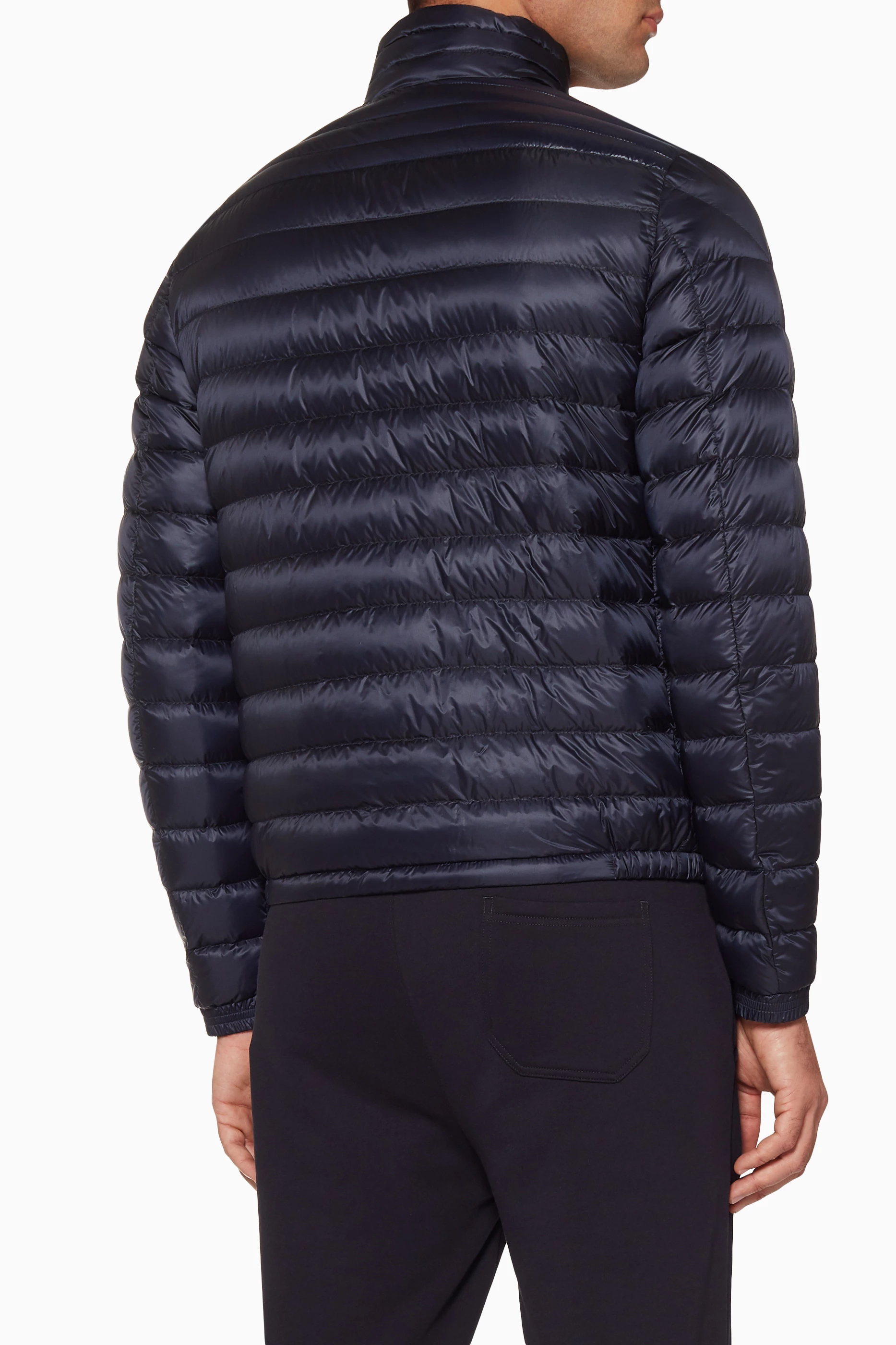 Buy Moncler Blue Navy Daniel Quilted Jacket For Men Online Ounass UAE
