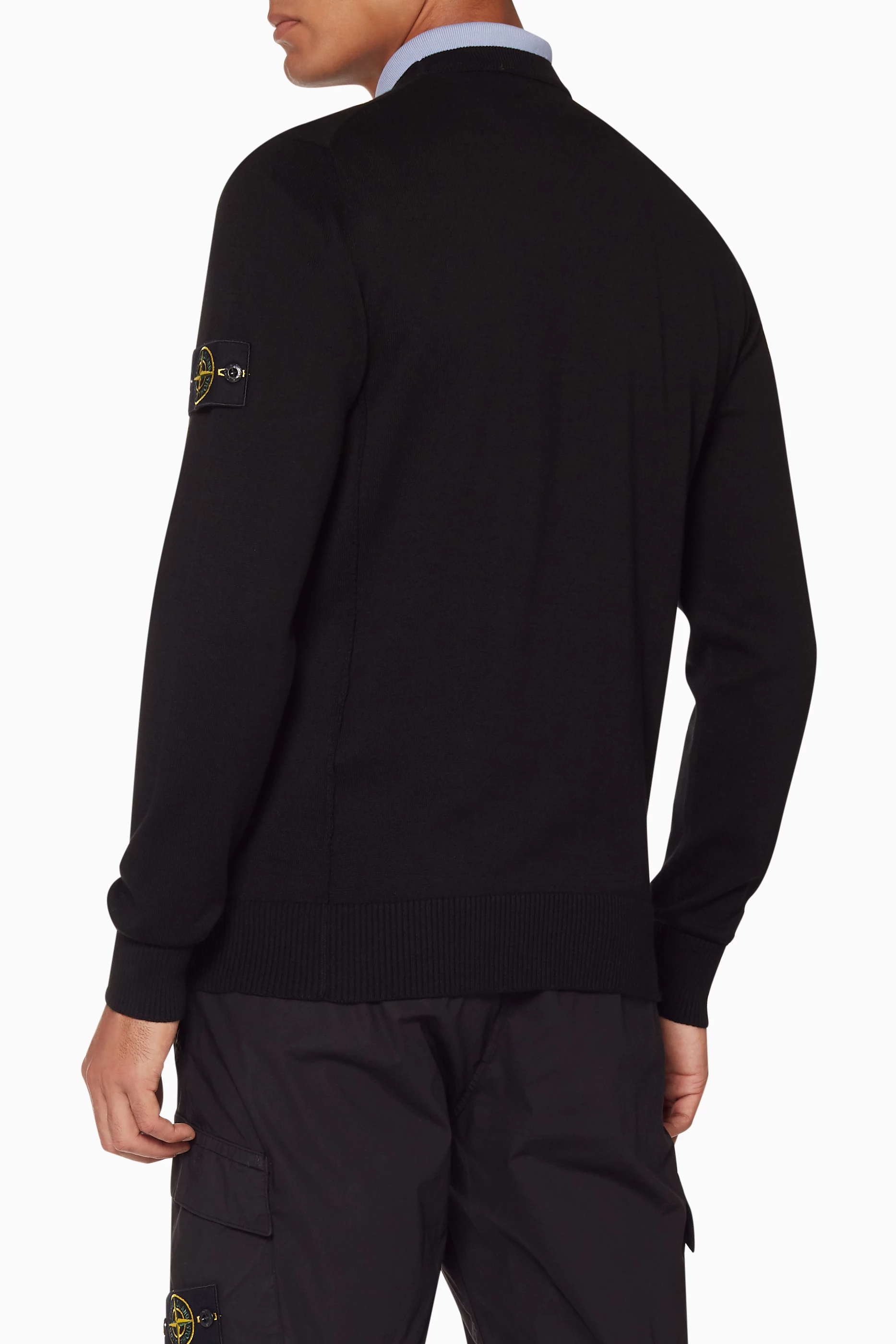 Stone island sweater black cheap