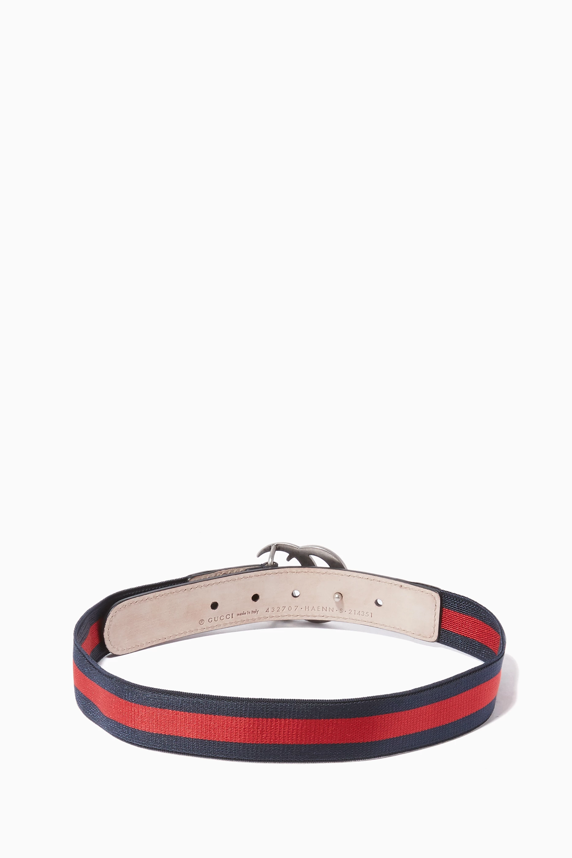 Gucci stripe elastic belt hotsell