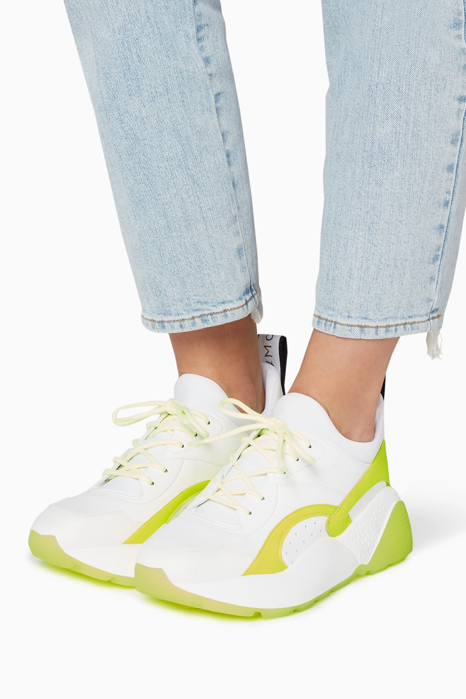 Stella mccartney neon sneakers clearance