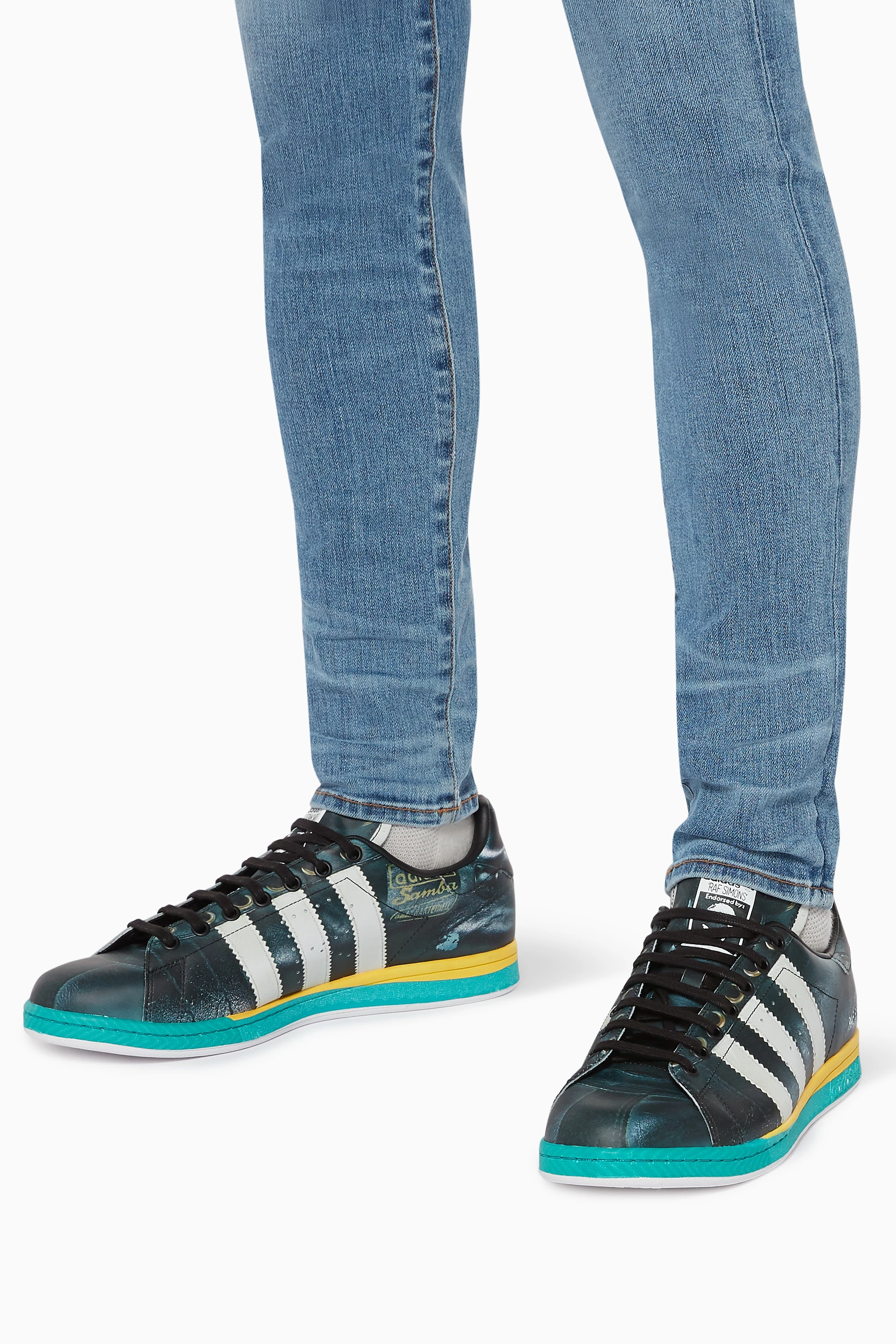 Buy adidas Black Y 3 x Raf Simons RS Samba Stan Smith Sneakers For Men Online Ounass UAE