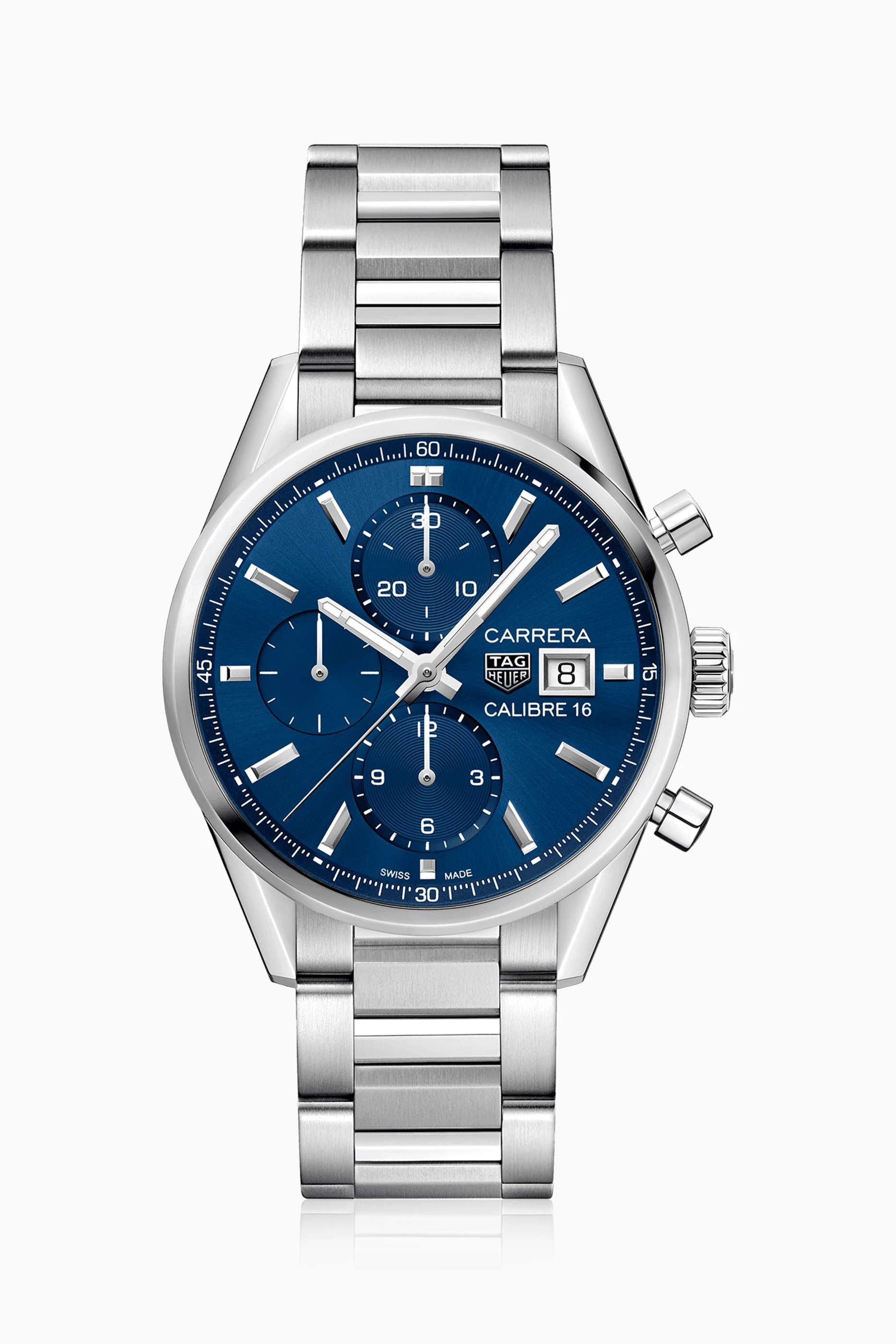 Buy TAG Heuer Blue Carrera Calibre 16 Automatic Watch For Men Online Ounass UAE
